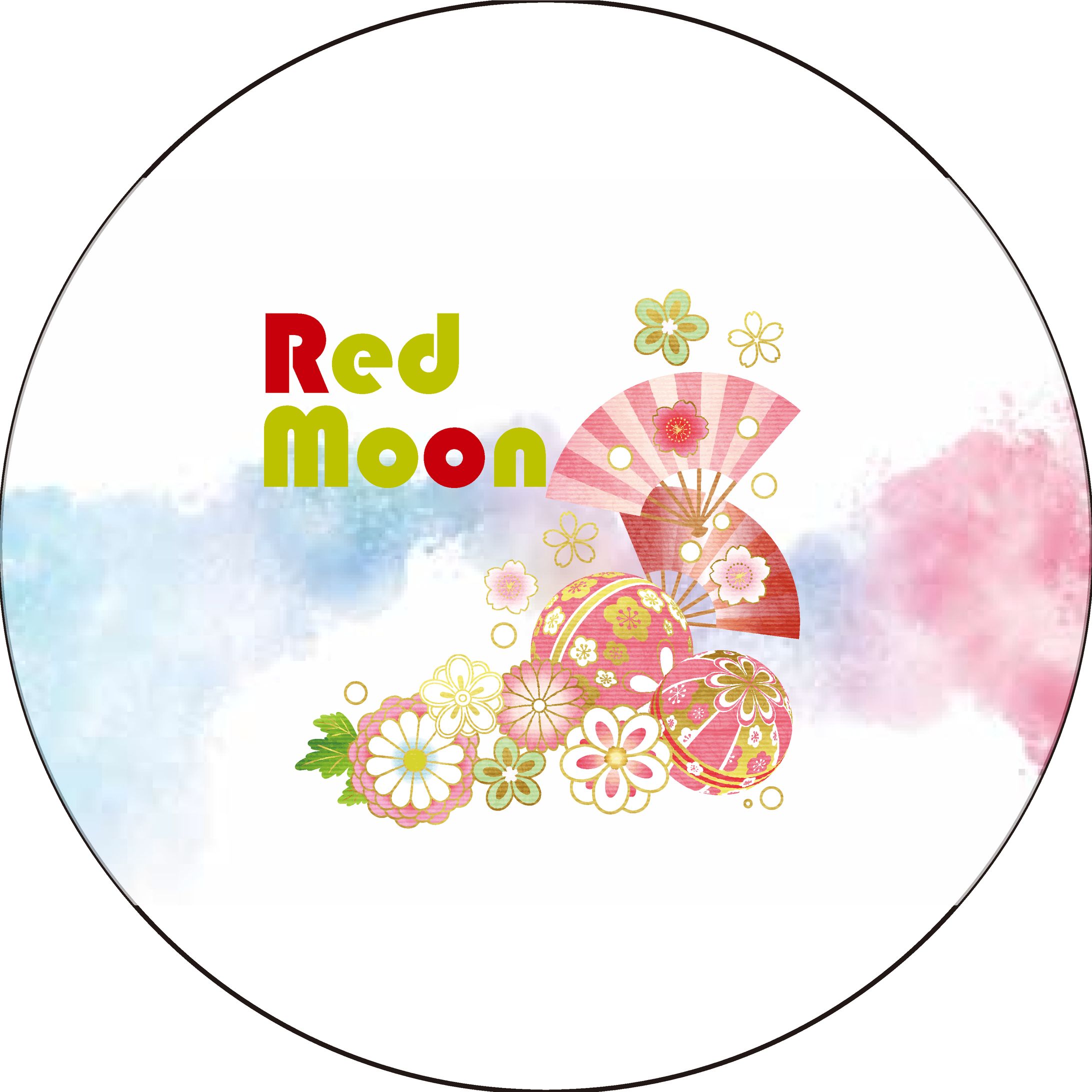 レッドムーン 57mm 缶バッジ 04-1