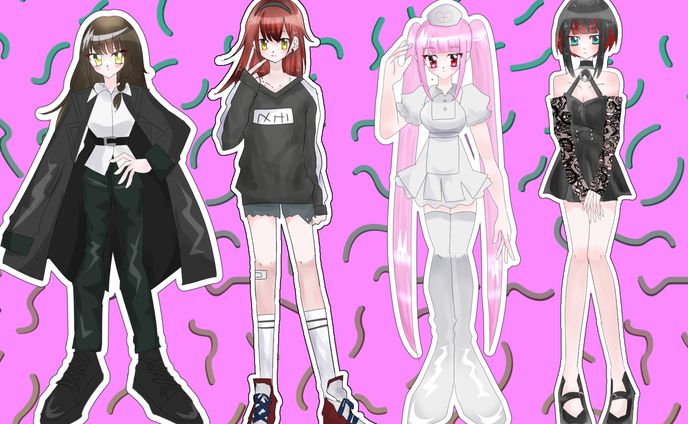 ギャルゲ塗り立ち絵