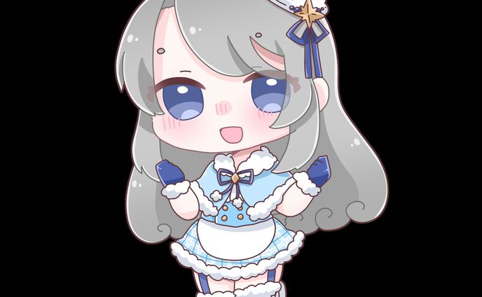 コラボカフェ風キャラクターデザイン