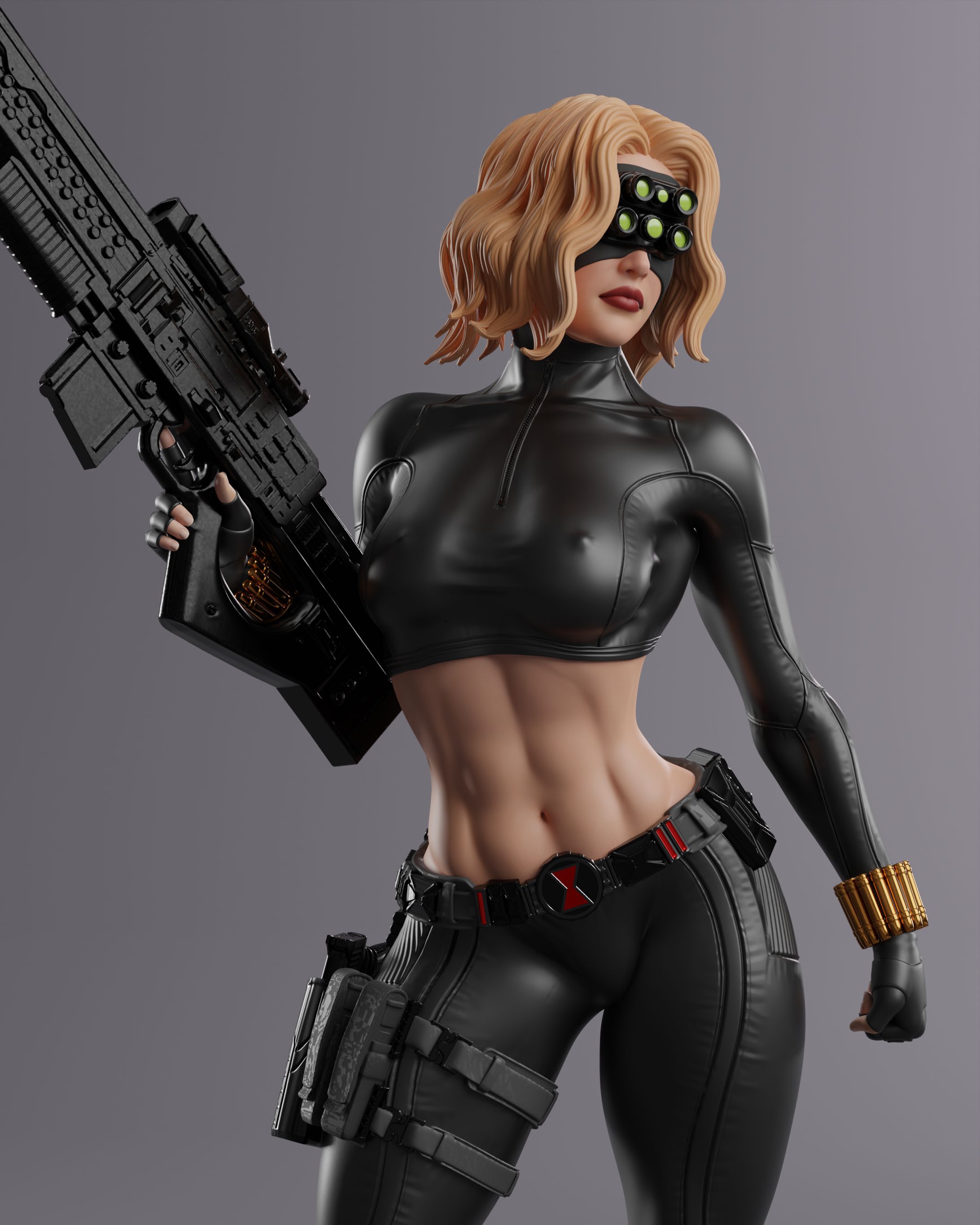 Yelena Belova by Abe3d -1