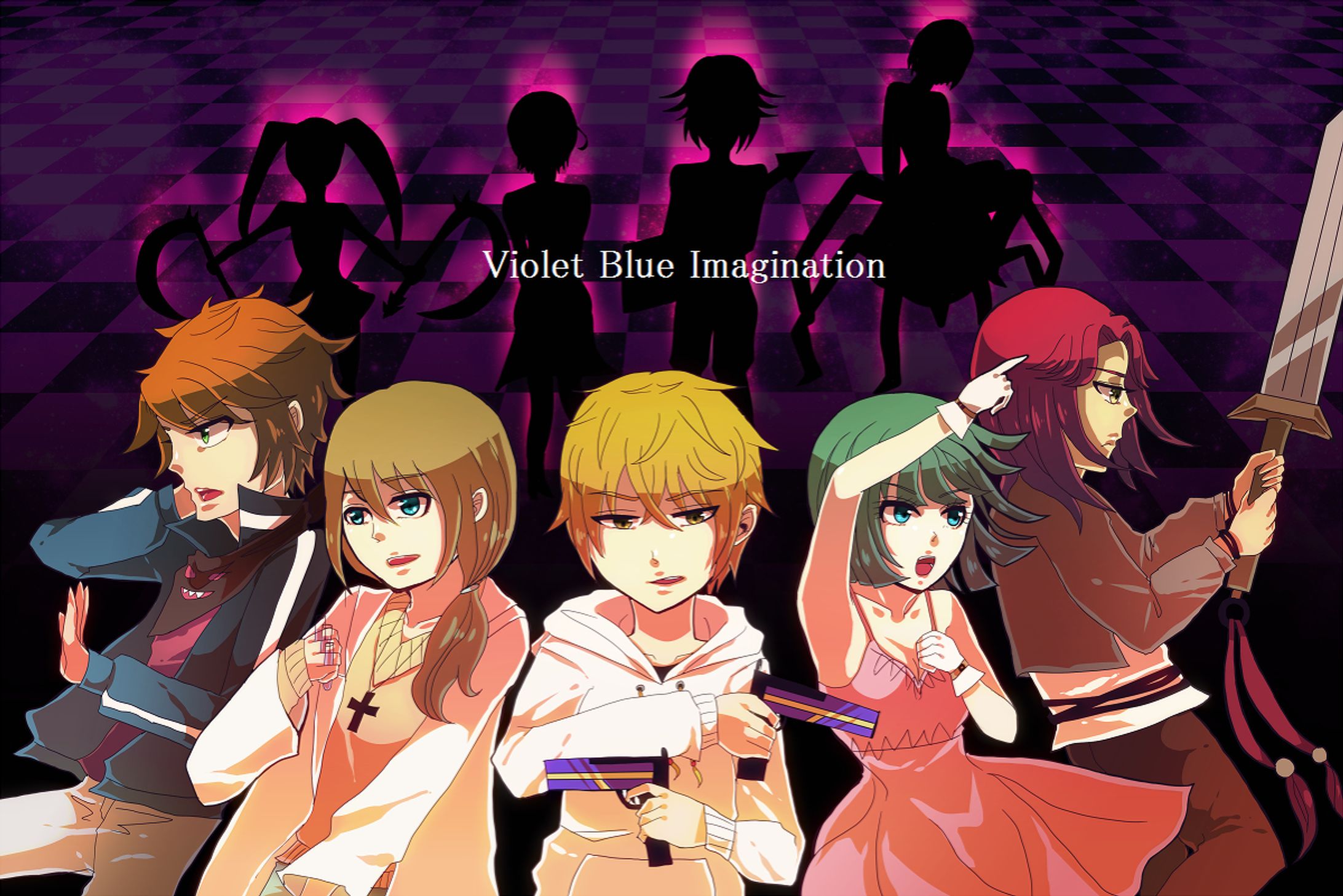 Violet Blue Imagination/キャラ設定イラスト集-1