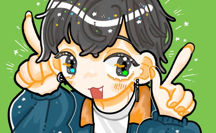 歌い手 らりー様アイコン用イラスト