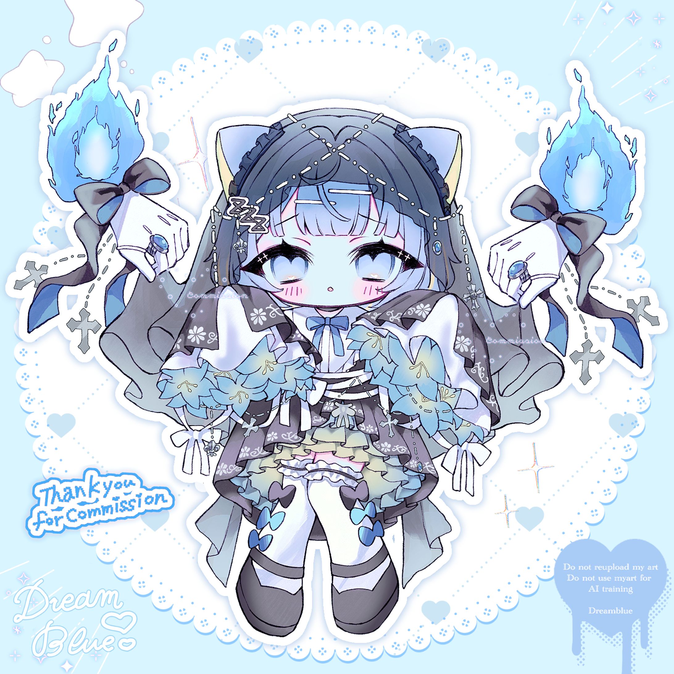 すやすや様 ヘッダー用SDイラスト-1