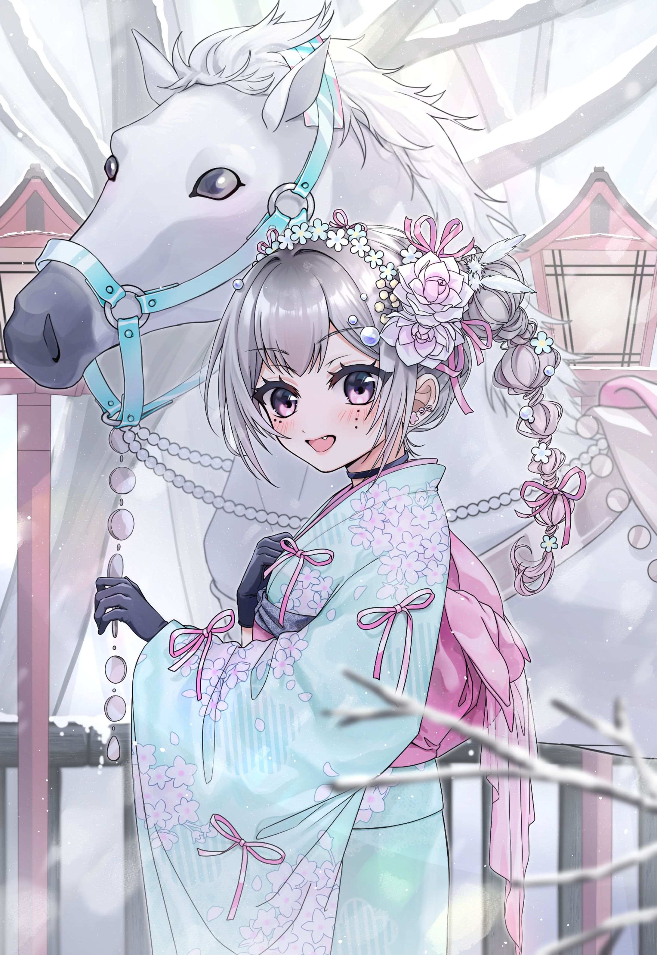 葵巴あわり　年賀状イラスト①-1