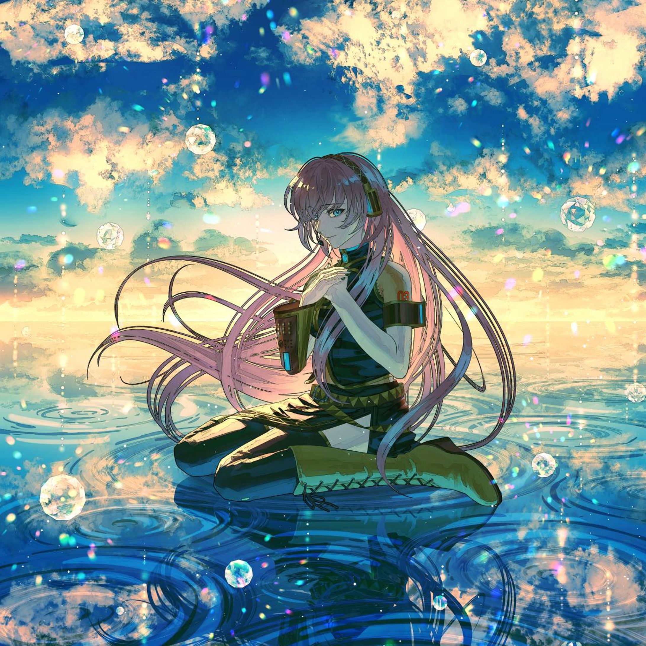 くわはら様「アルペジエーター」MVイラスト-1