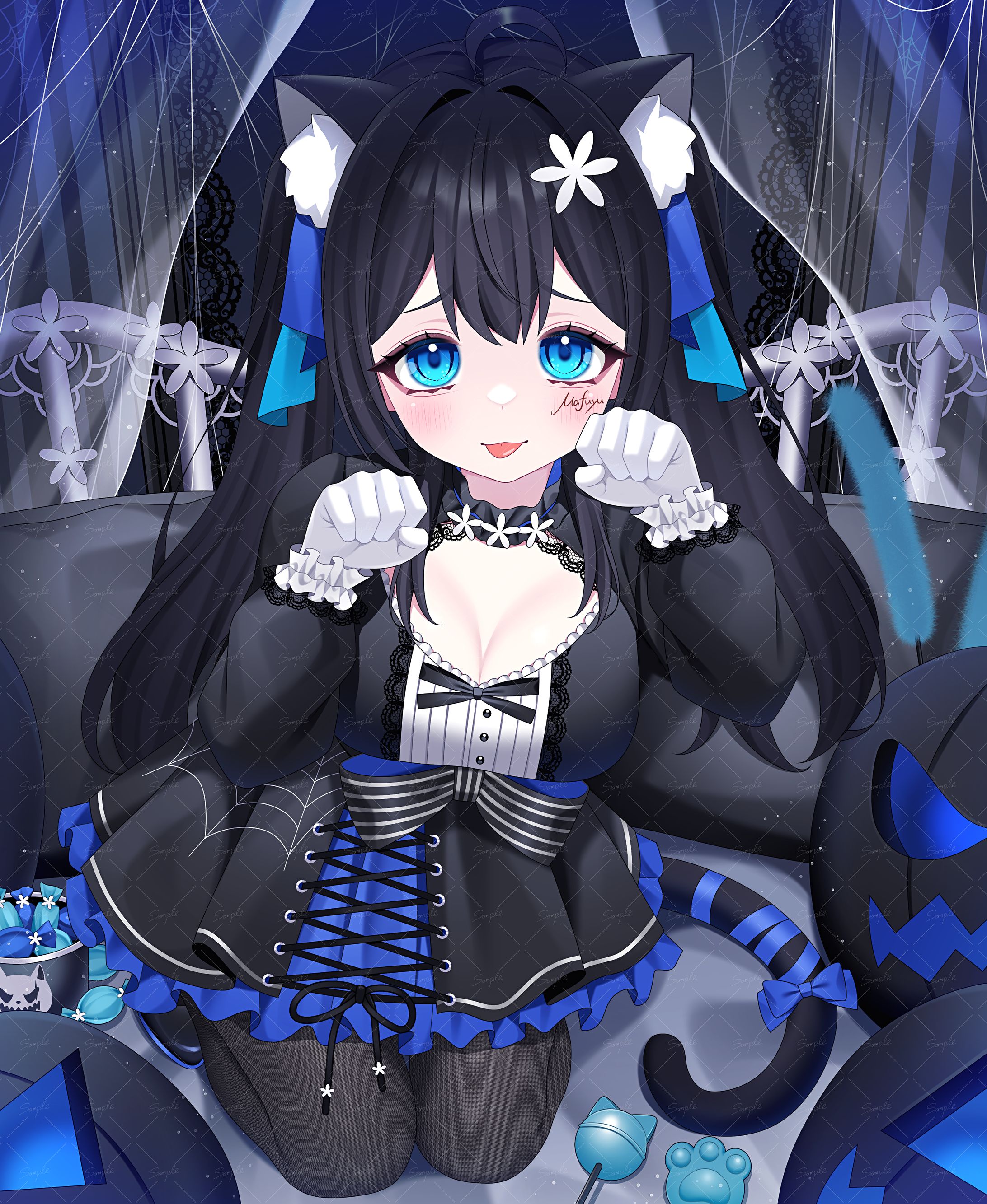 【お仕事】夜堕 まふゆ様 ハロウィン用イラスト-1