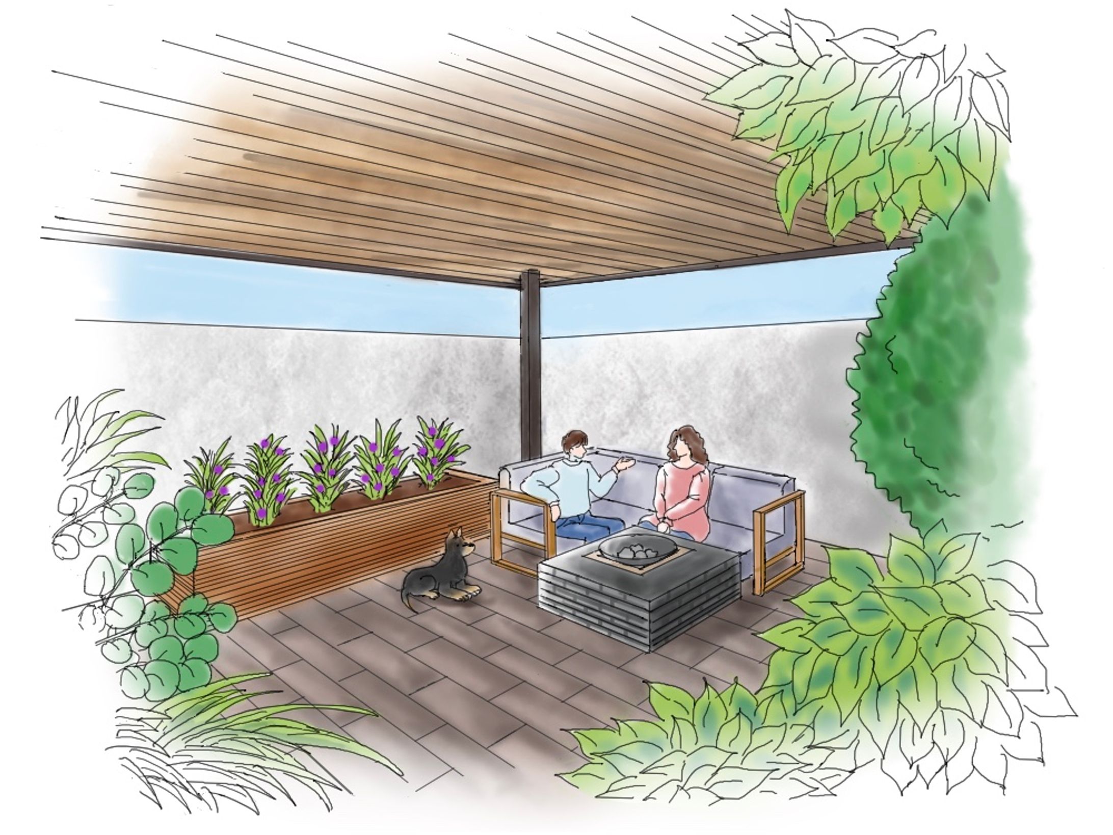 クライアント様ご依頼建築イラスト-1