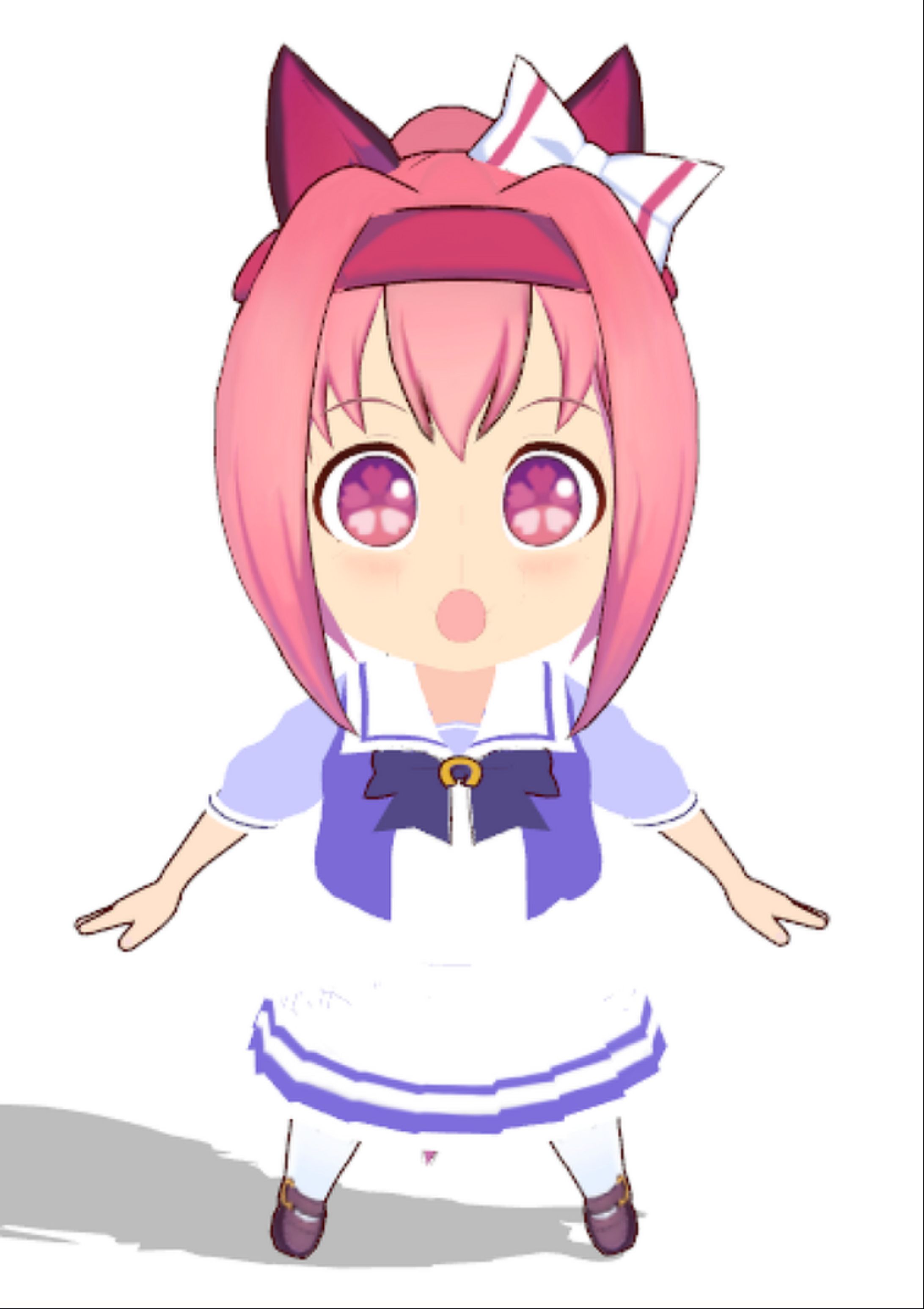 ウマ娘　ハルウララ　ねんどろいど風SDキャラクター-1