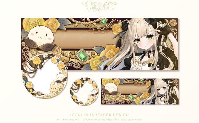 茨むあんさま / アイコンリング&ヘッダー