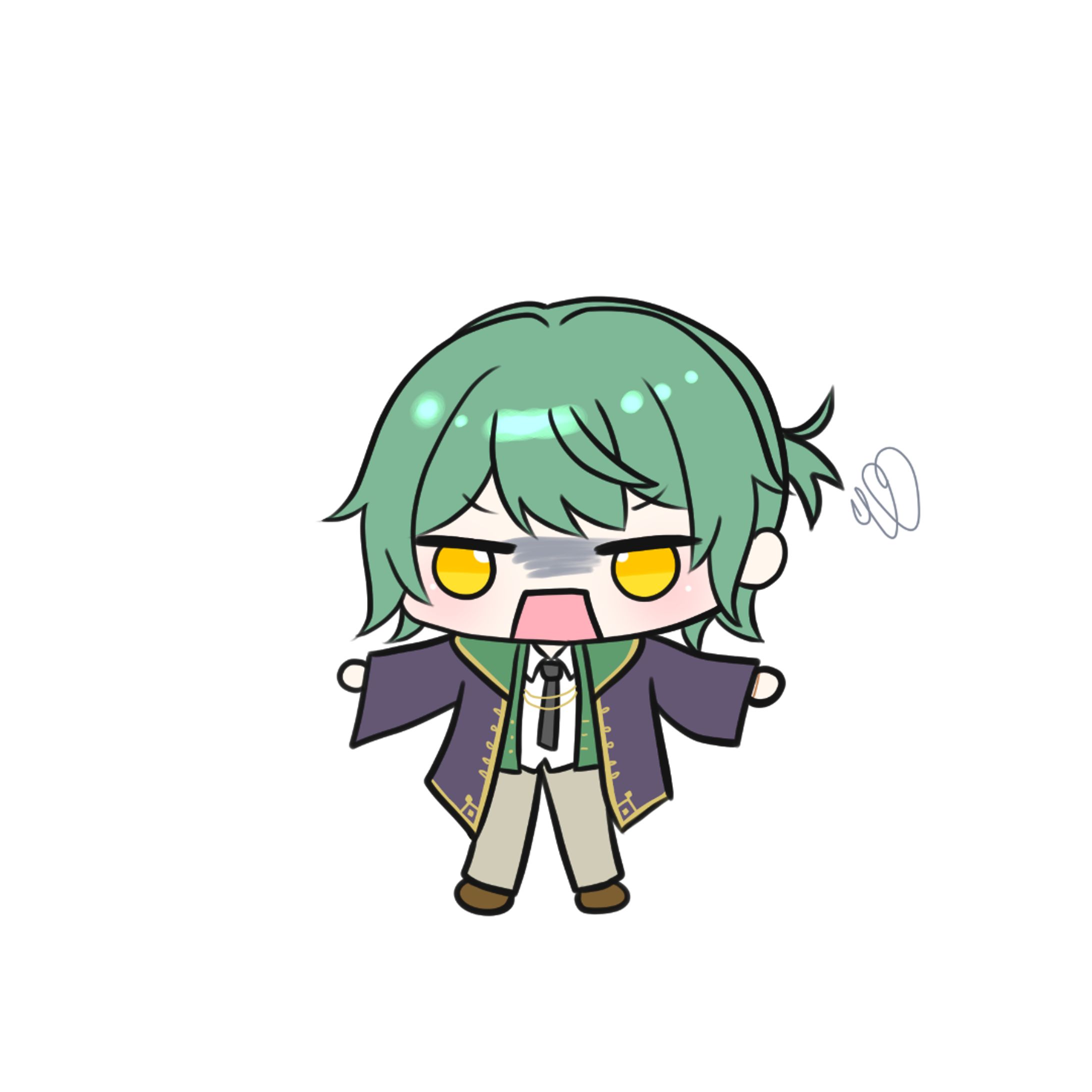 初里仙様/ミニキャライラスト-1