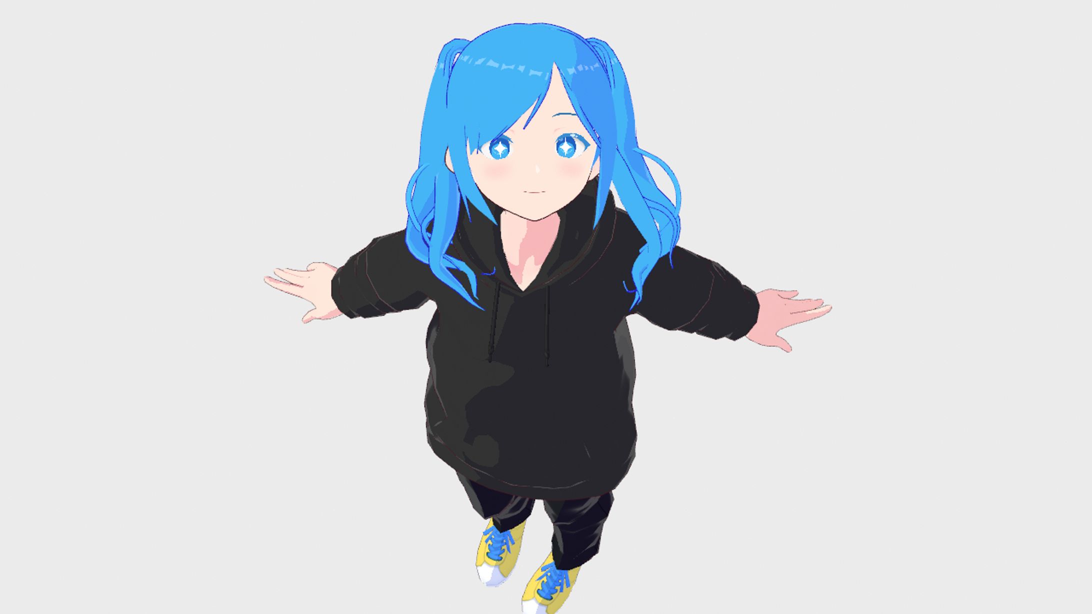 ユウナ　3Dモデル-1