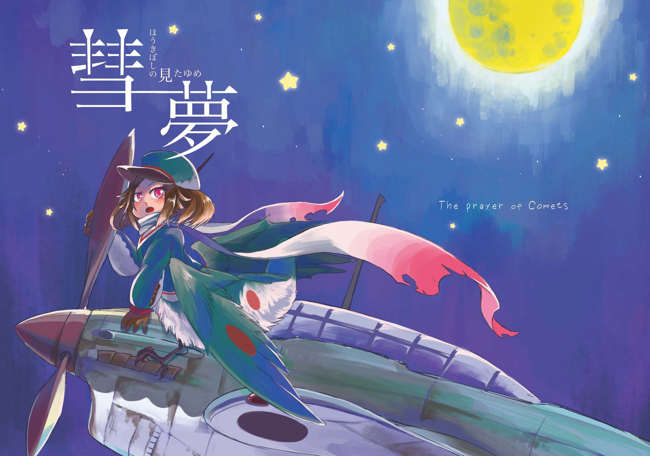 同人誌「彗の見た夢」表紙イラスト-1