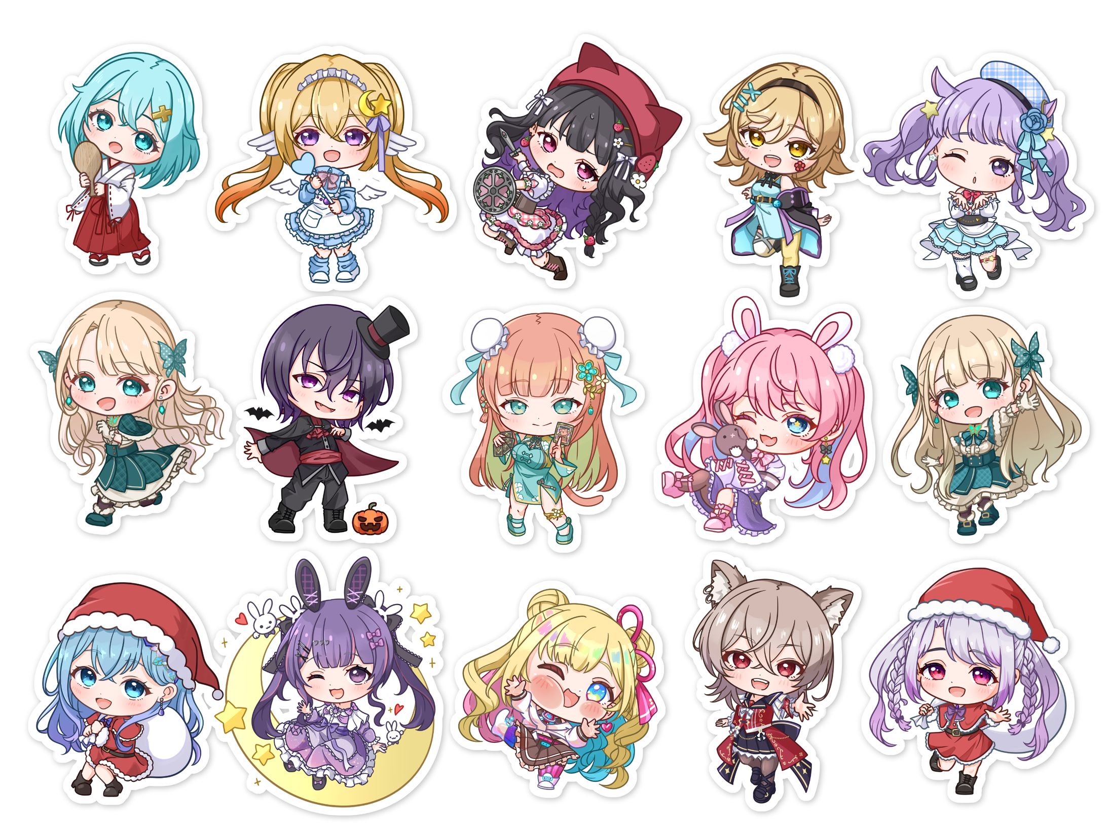 Vtamp特典用ミニキャラまとめ②-1