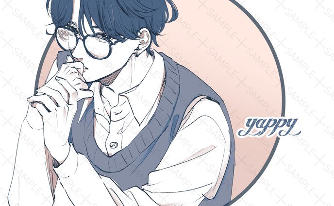 一枚絵（FA／落描き寄り）