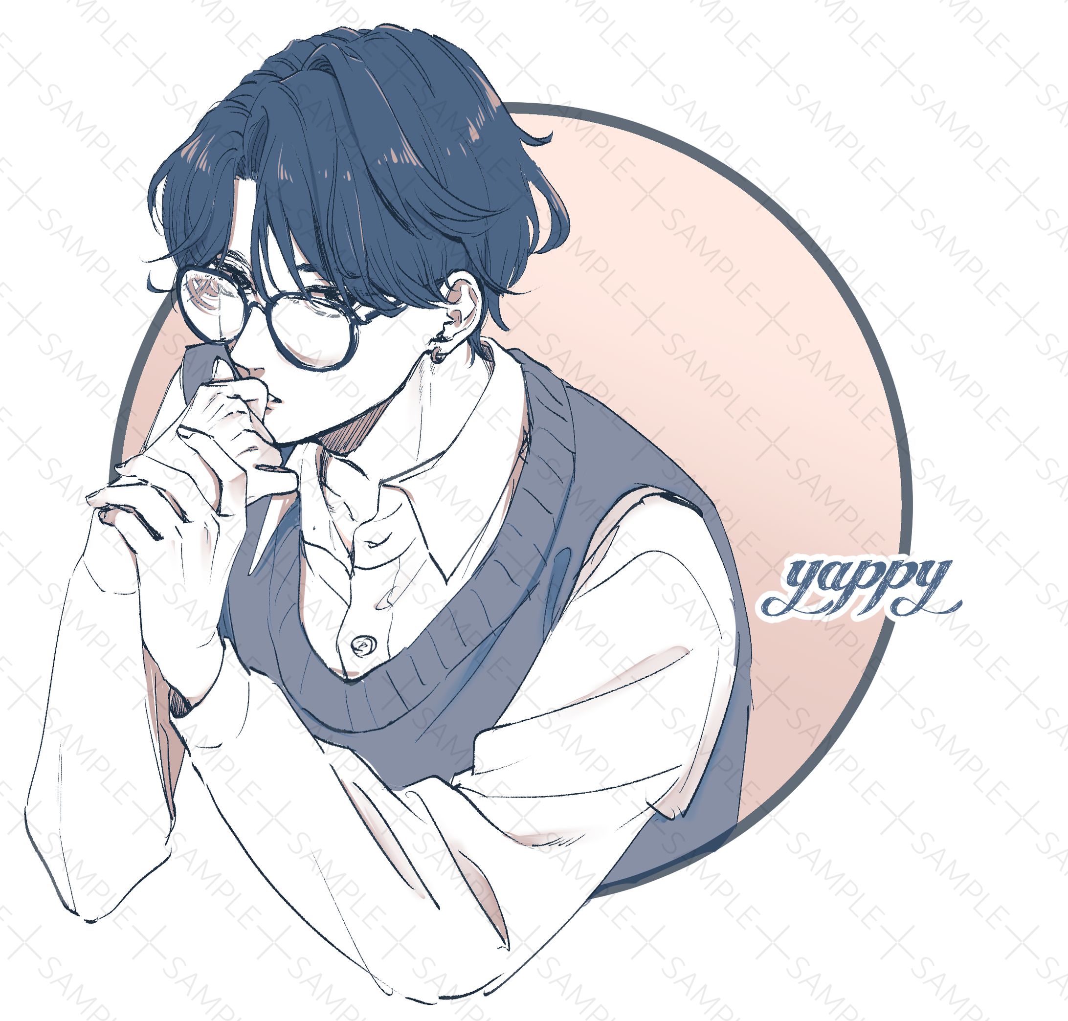 一枚絵（FA／落描き寄り）-1
