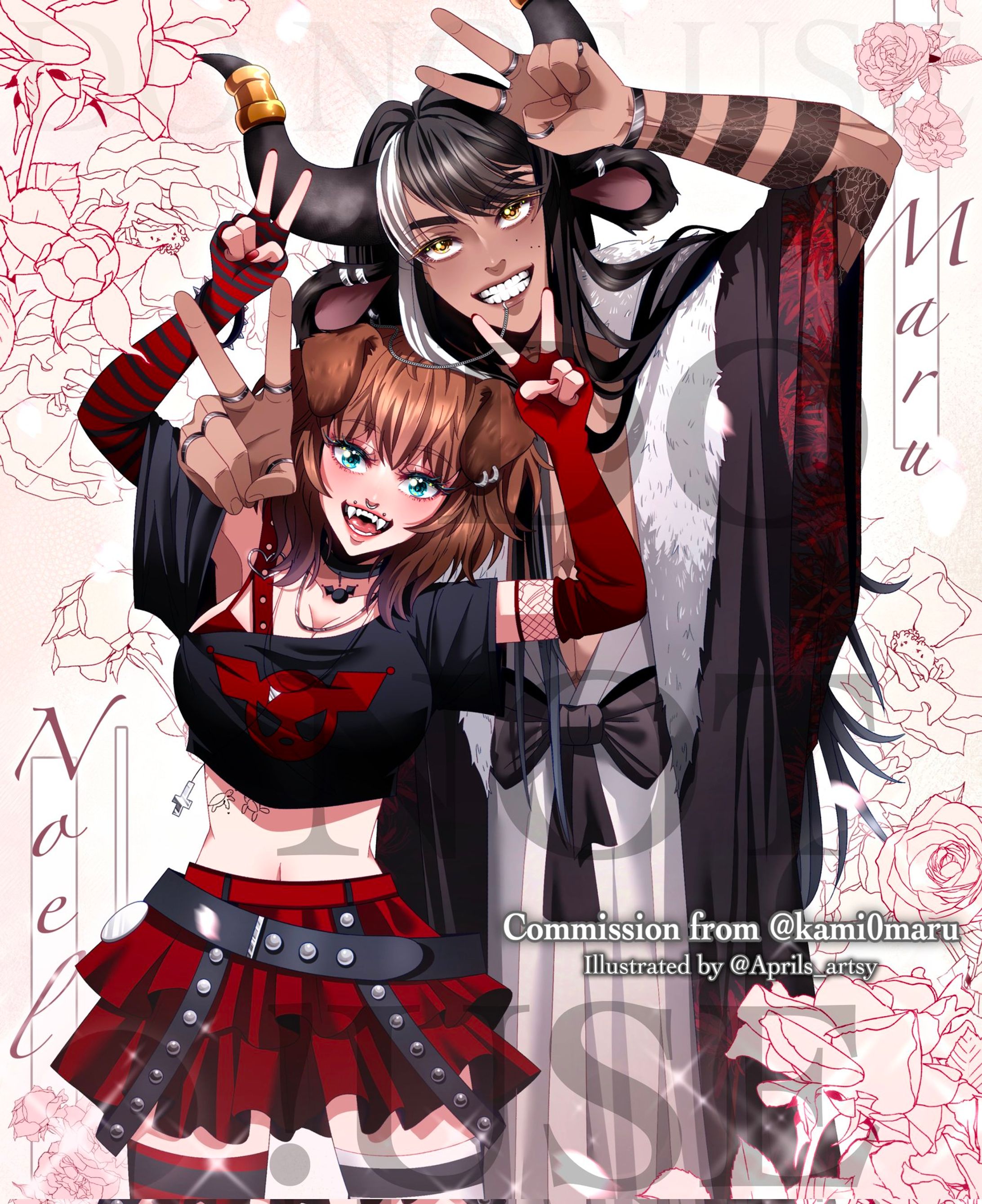 Commission for Kami0maru in colored illustration-1