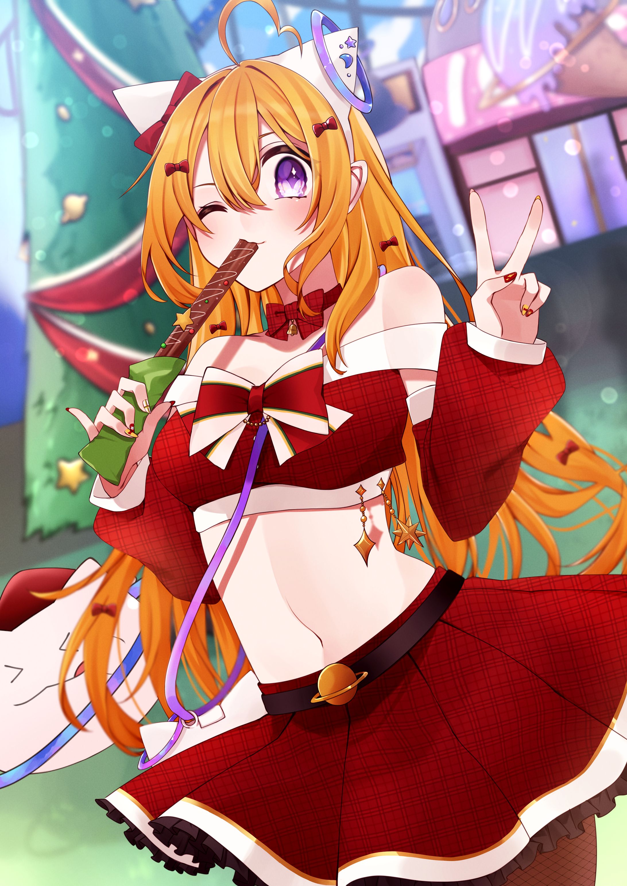 桐綺りく様/クリスマスイラスト-1