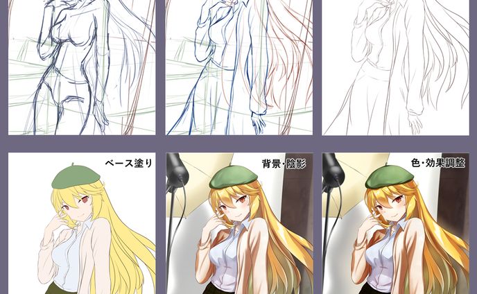 仕事絵メイキング【t-onオーダーメイドCOM】