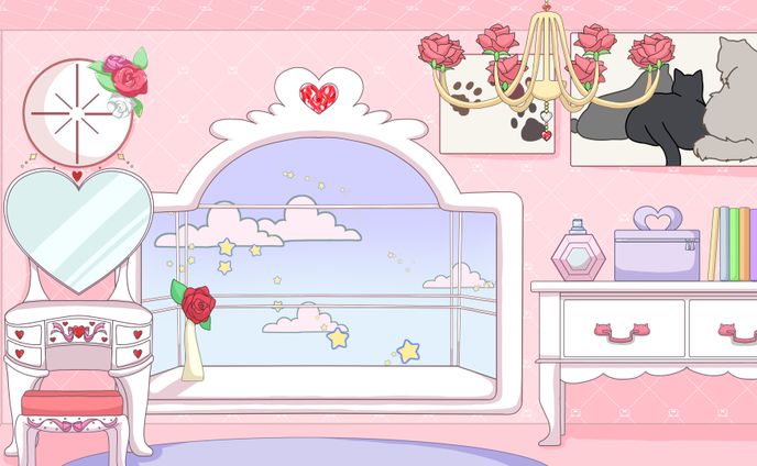 配信画面　お部屋