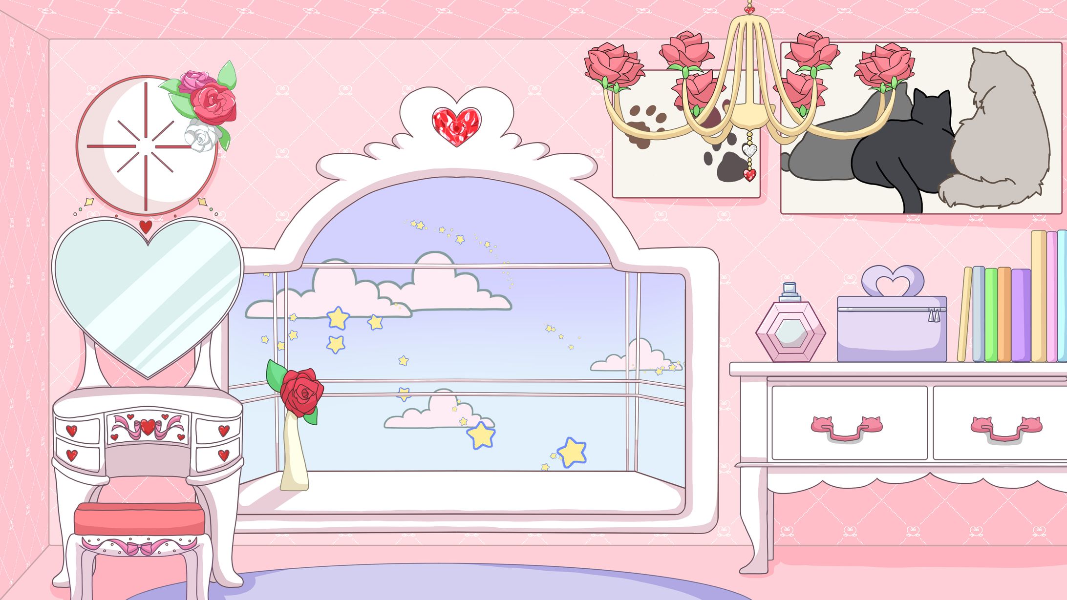 配信画面　お部屋-1