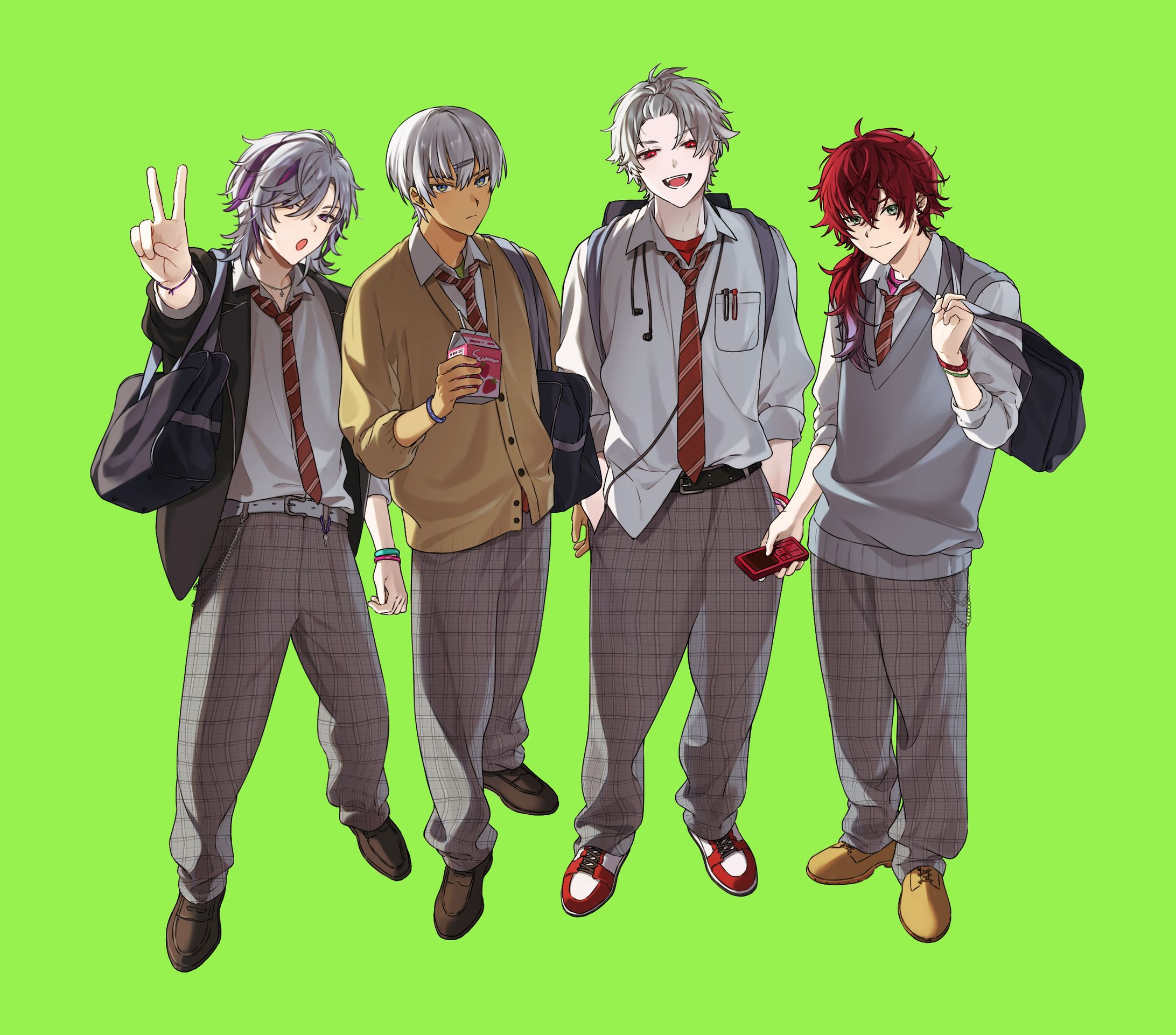 学生服パロディファンアート-1