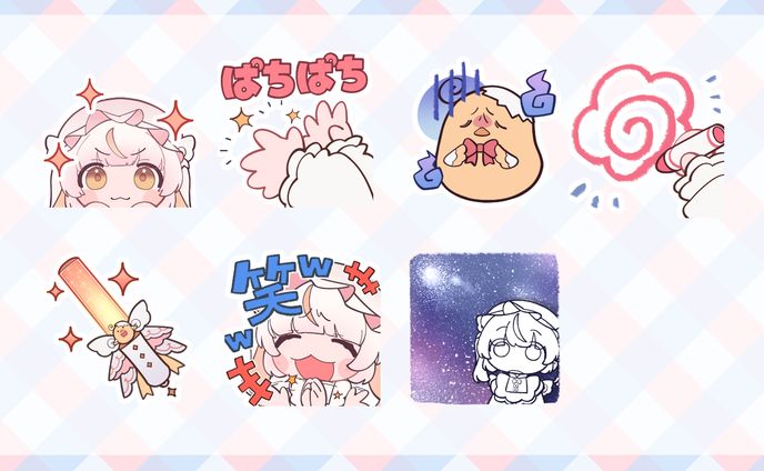 【ひなちはなまる】配信用スタンプ