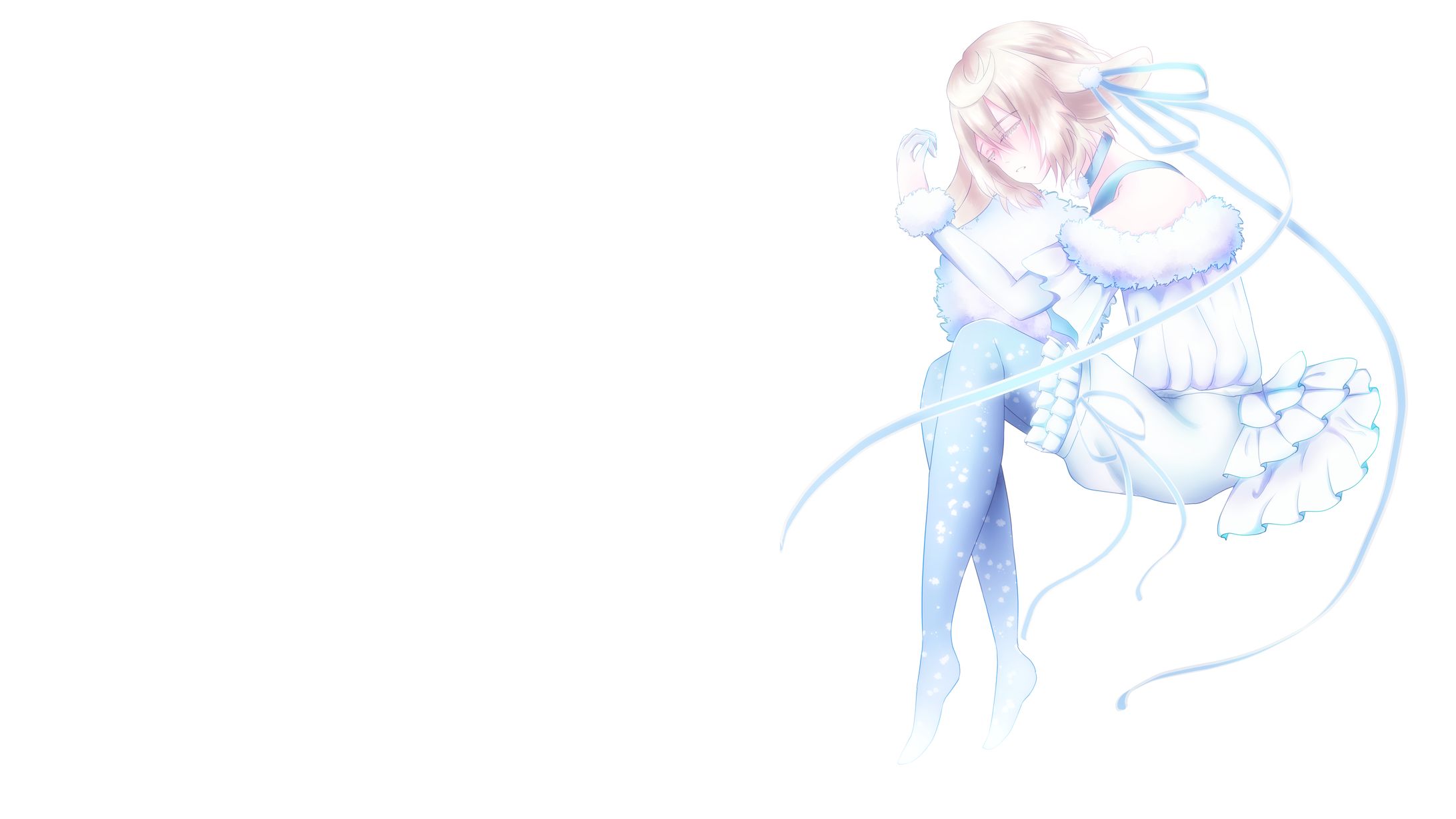 【イラスト】眠りうさぎ(UTAU/衣装デザイン)-1