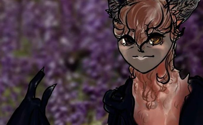 20220104. #ごりごりごりっと芯減らし訓練
白いぼけた縁とゆーのを足しました。#バースセイバー
部隊７１１の褒め上手下士官である刀畿ちゃのこのポーズは、「さっきよりこんなに（親指と人差し指を目一杯広げて）良くなってる（サムズアップ）」とゆージェスチャーです。藤棚は手持ち写真。  #originalcharacter　#ARTISULd16pro #clipstudiopaintpro #一次創作 
#amateurillustration #digitalillustration