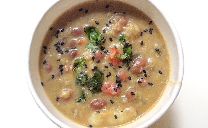 レシピ提供 Vegan Bellpepper & Beans Soup