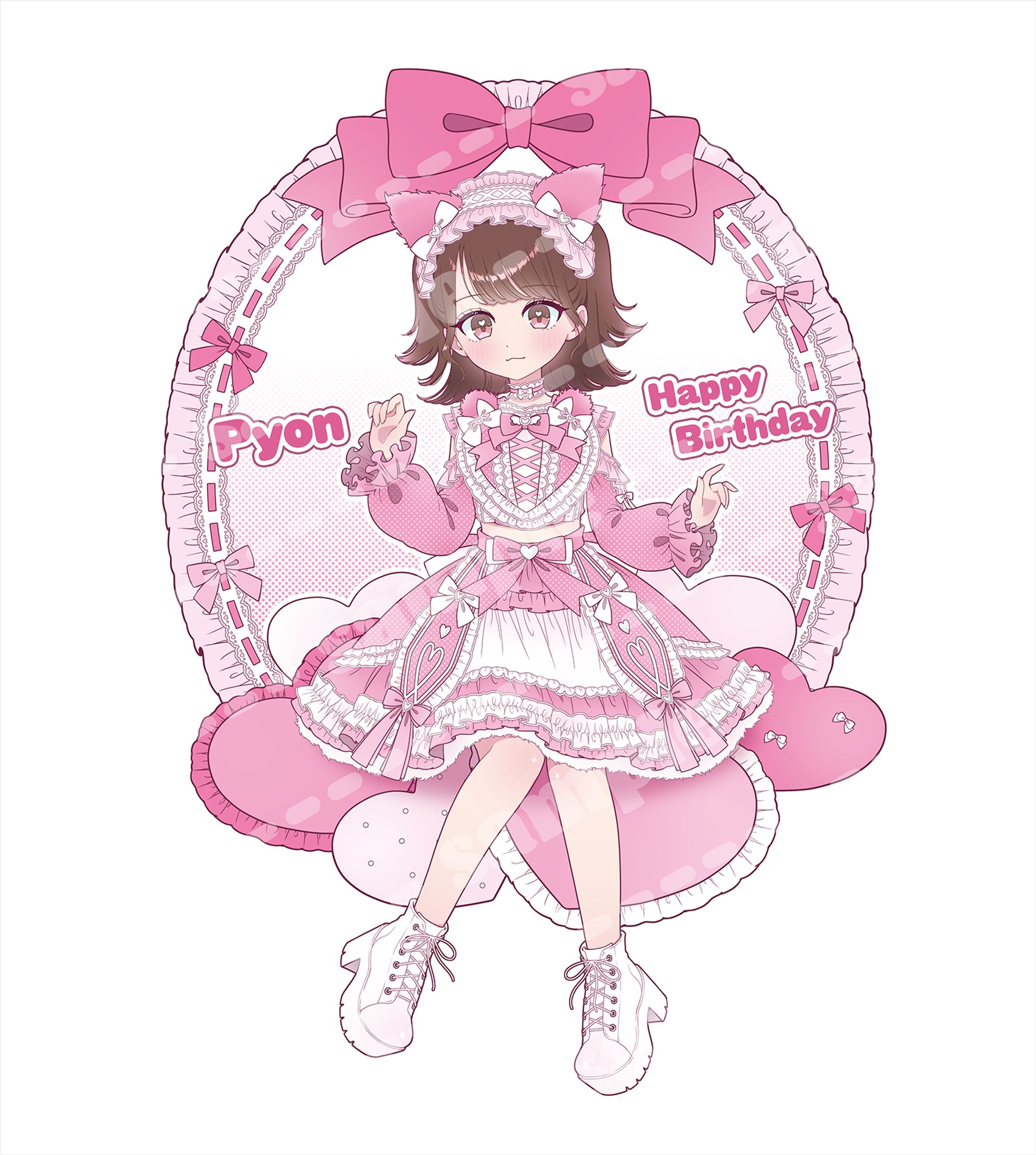 メイドカフェさん/Tシャツなど-1