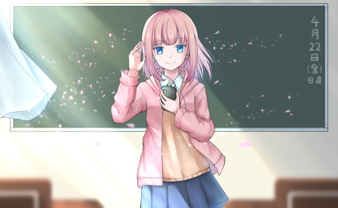 自主制作「風光る教室にて」