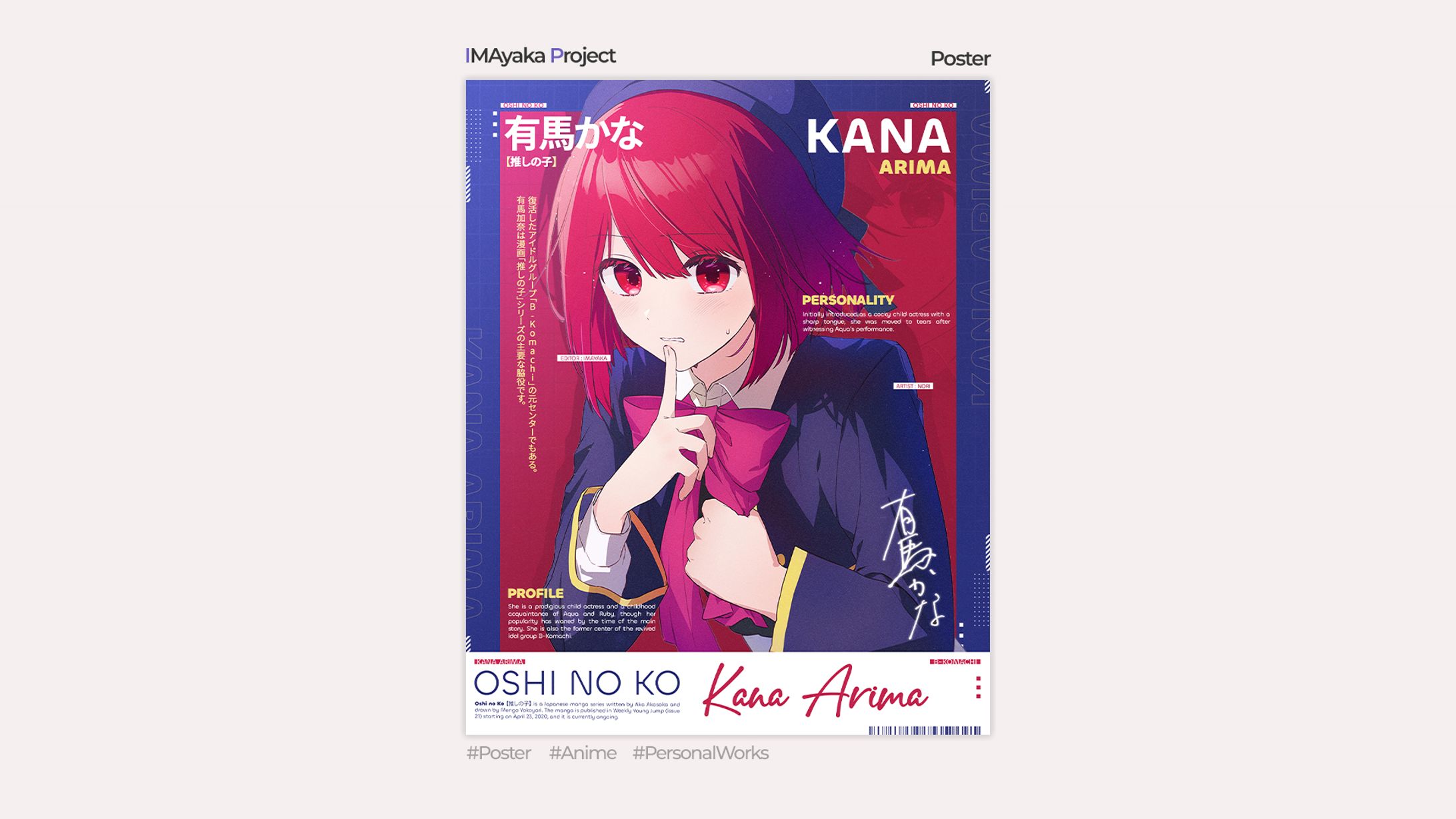 [Poster] Kana Arima - Oshi no Ko-1