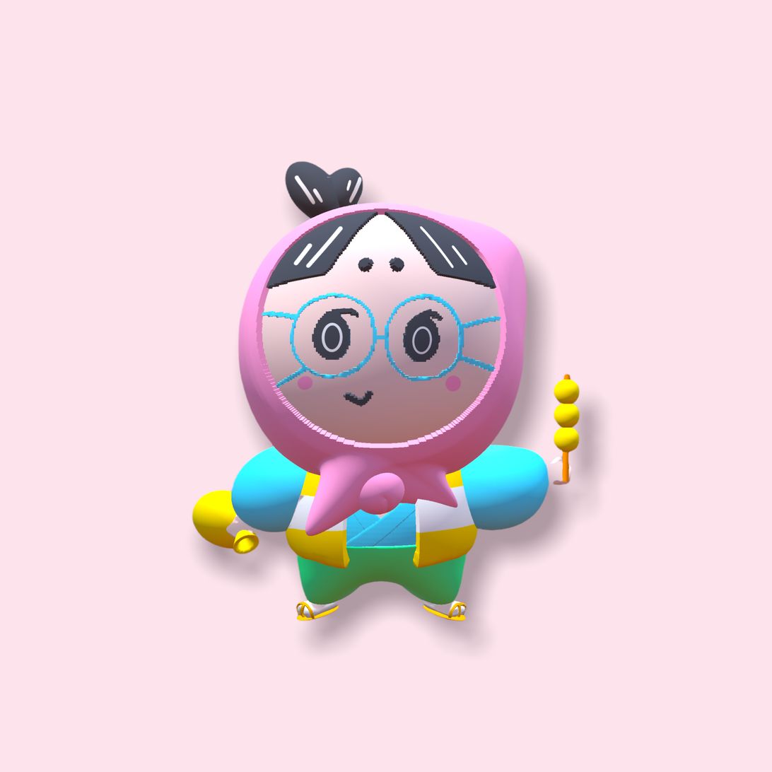 3Dモデル】桃太郎と鬼
