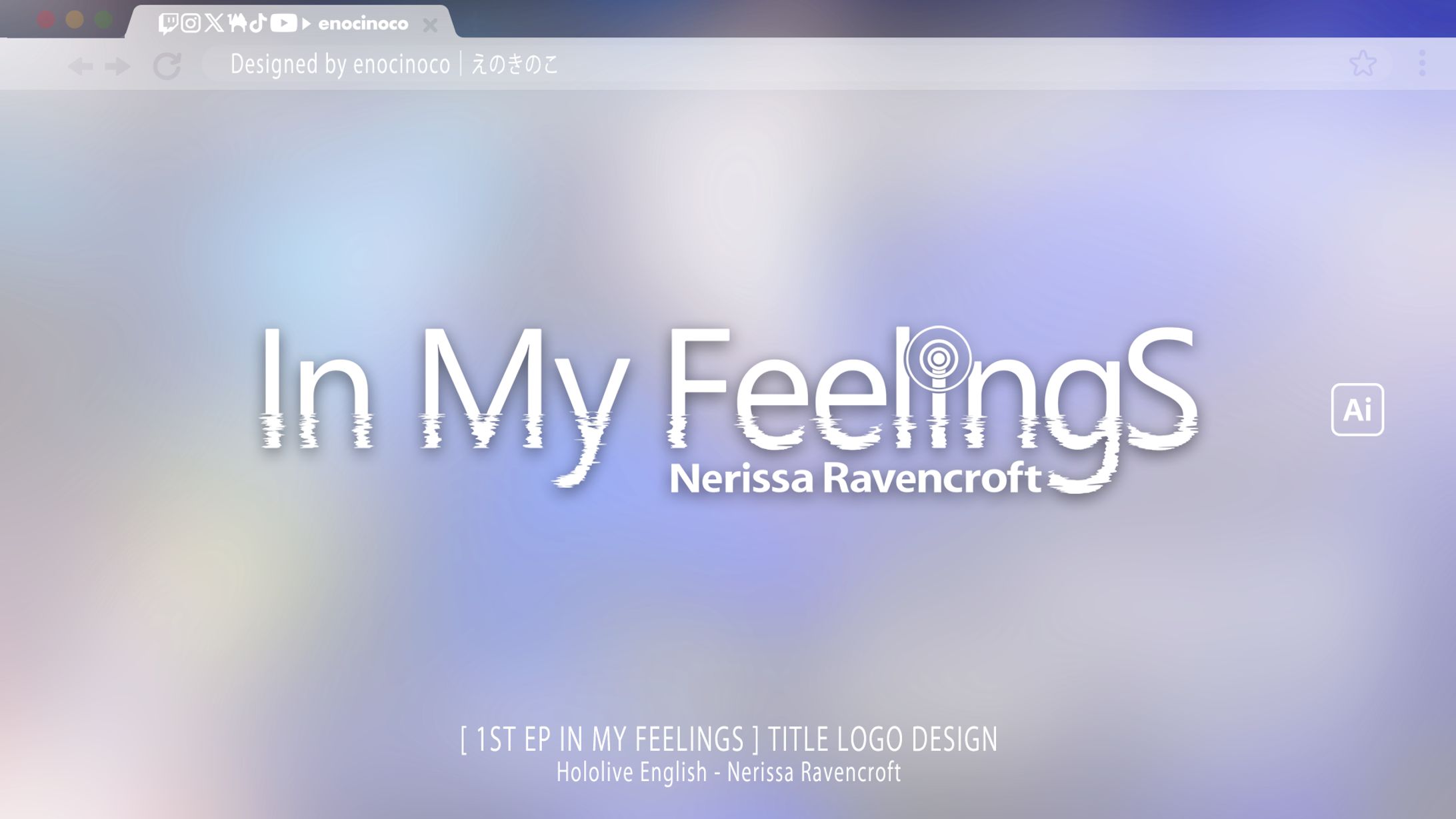 TITLE LOGO｜Nerissa Ravencroft HololiveEN -1