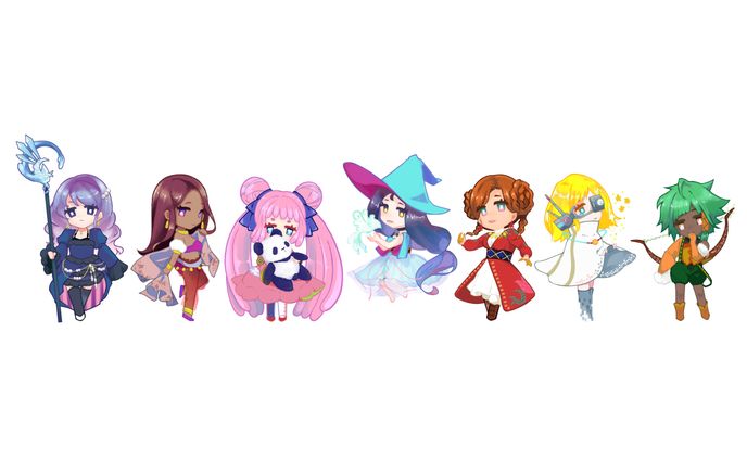 ミニキャラ集合！