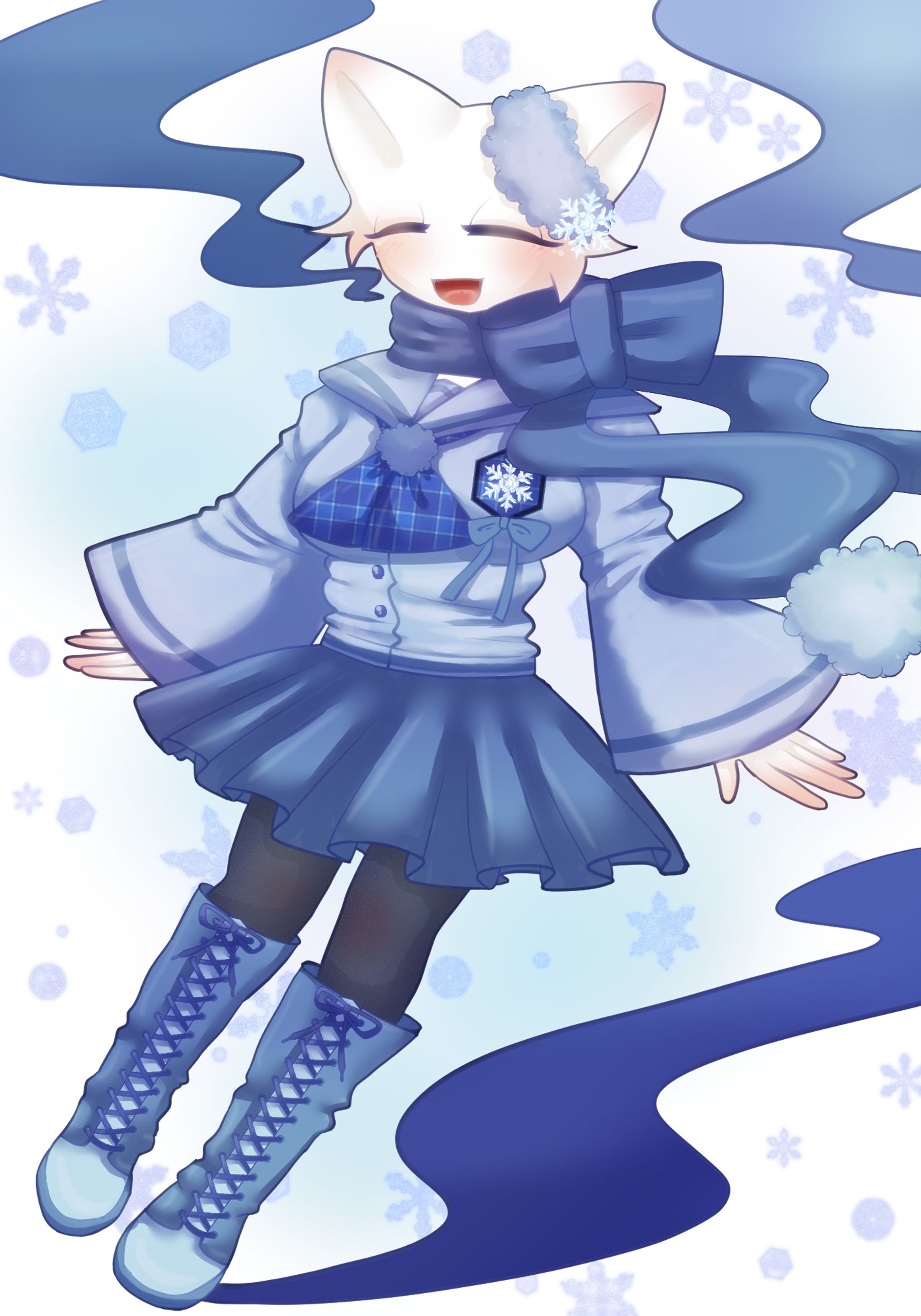 モナー　雪-1