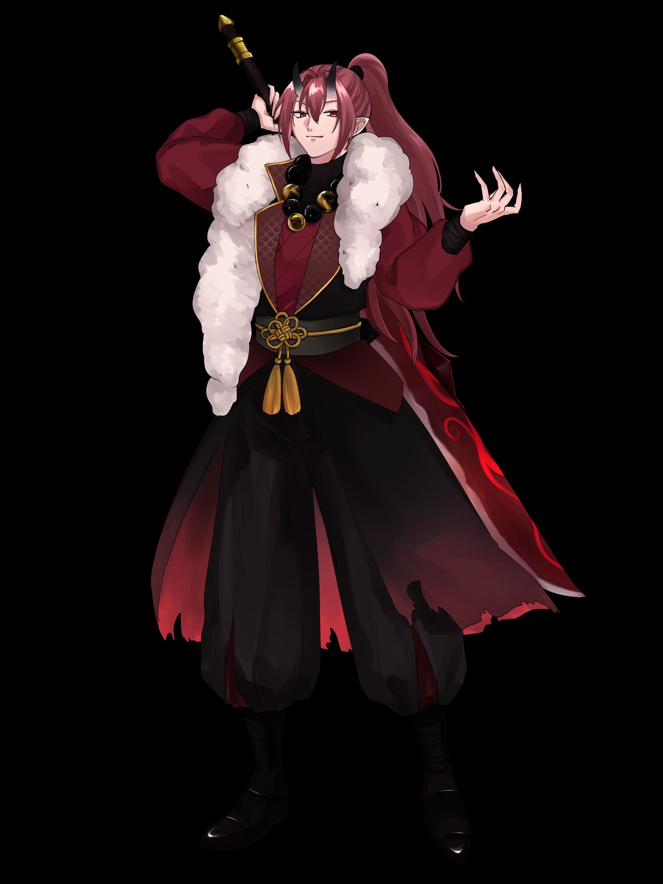 和風ファンタジーキャラクター立ち絵-1