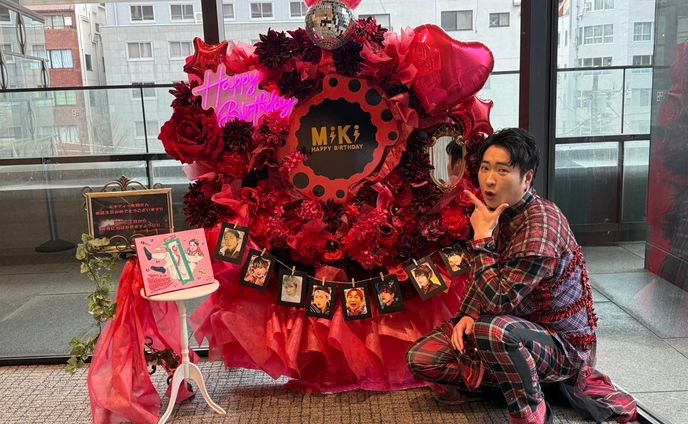 生誕2025フラワースタンド制作