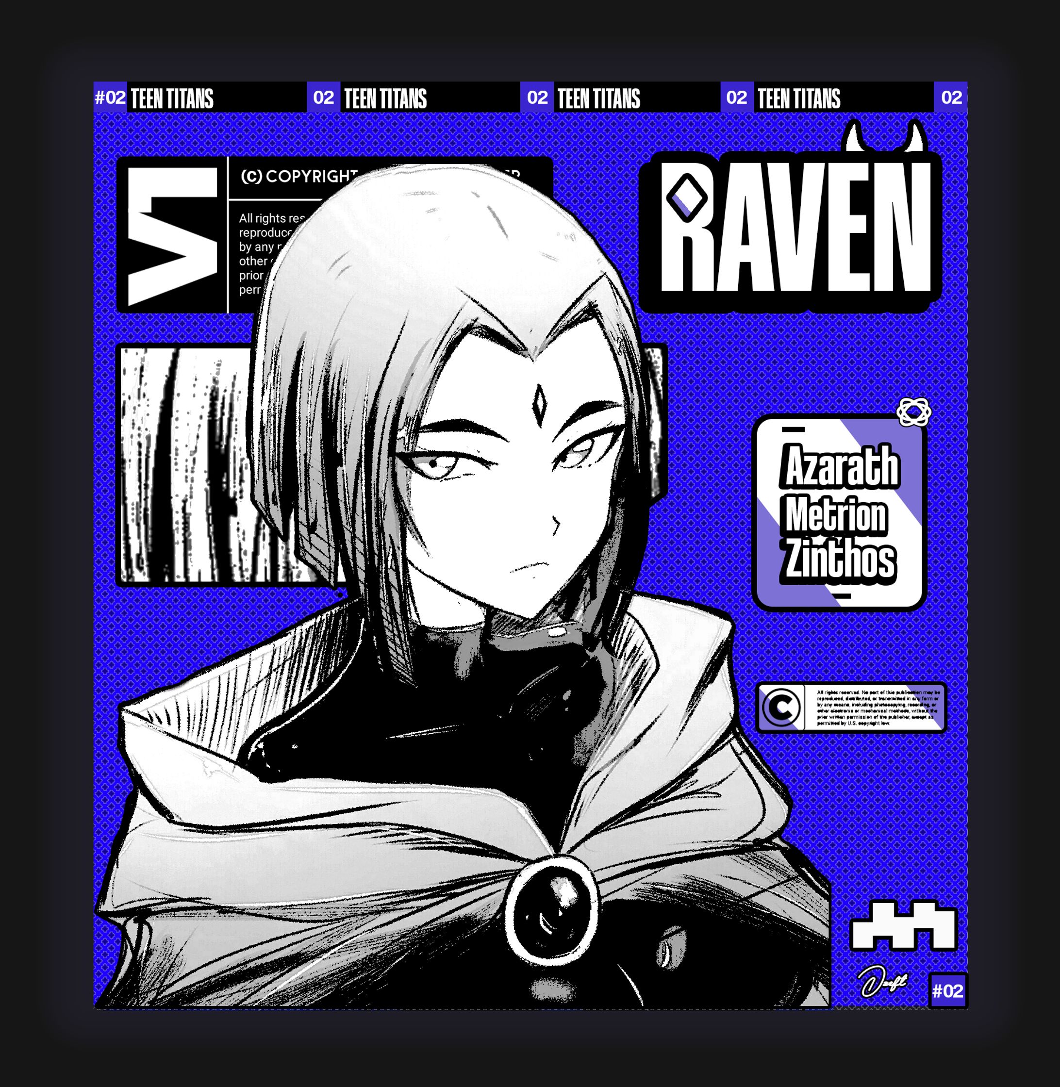 Raven teen Titans poster -1