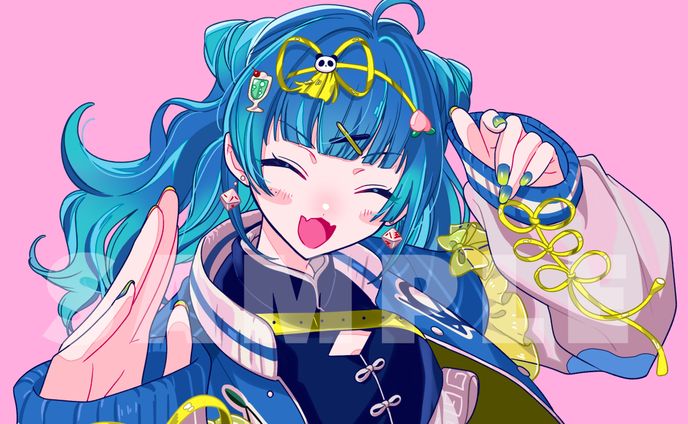 歌ってみたイラスト / 汐海みつ様
