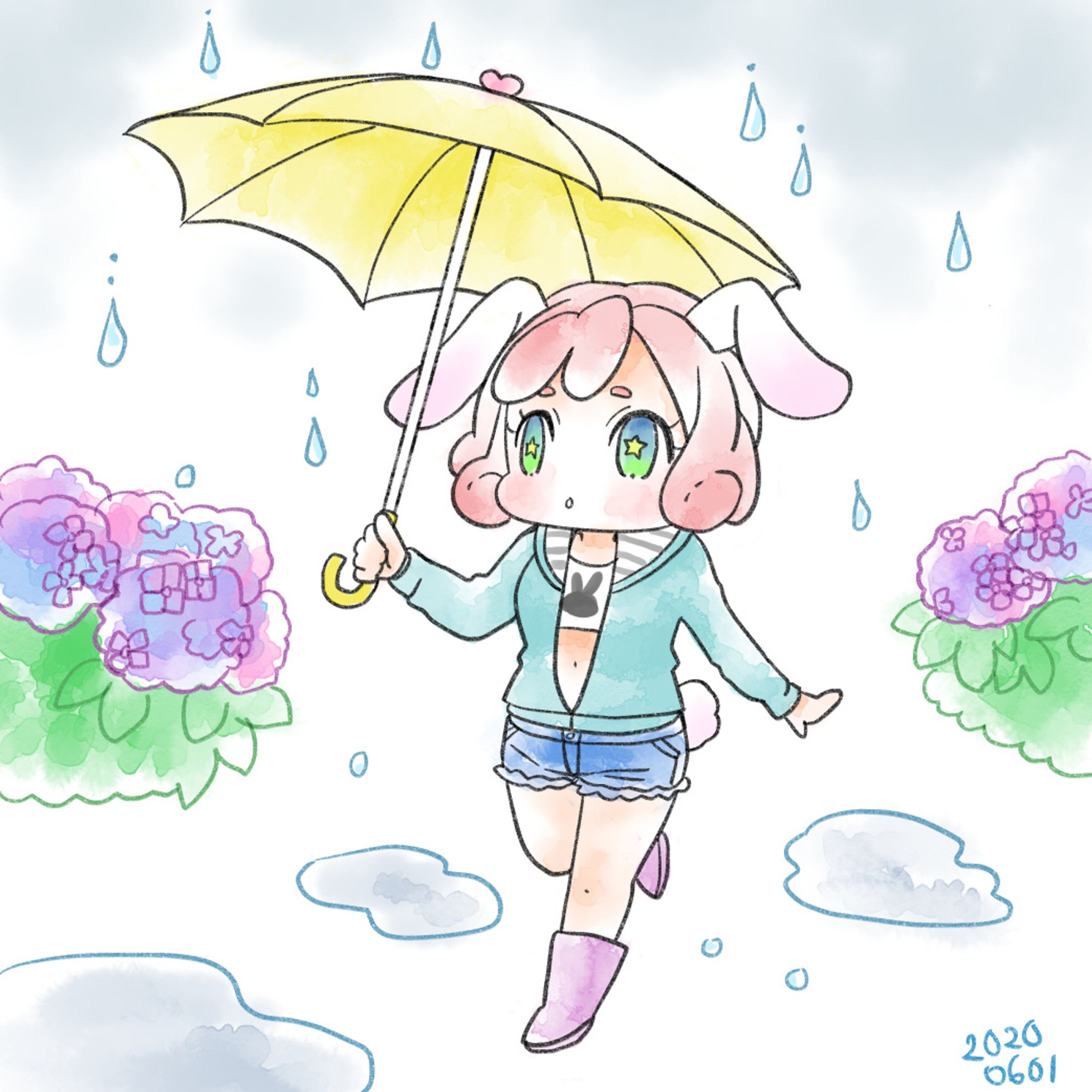 SDキャラクター（うさねこフレンド）-1