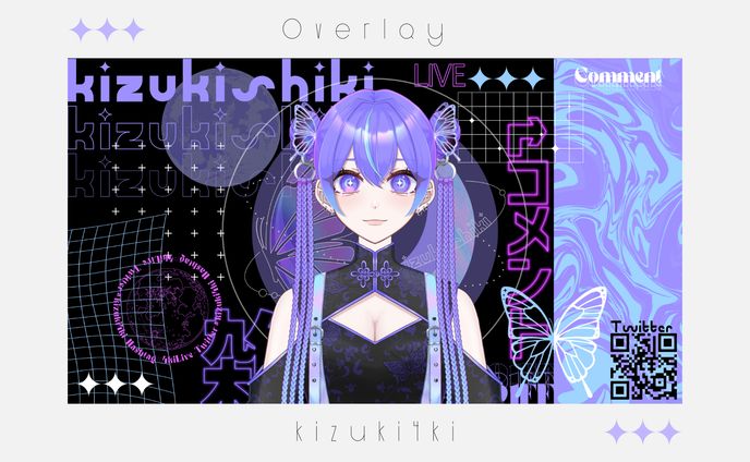 イラストレーター、デザイナー、stream overlay
