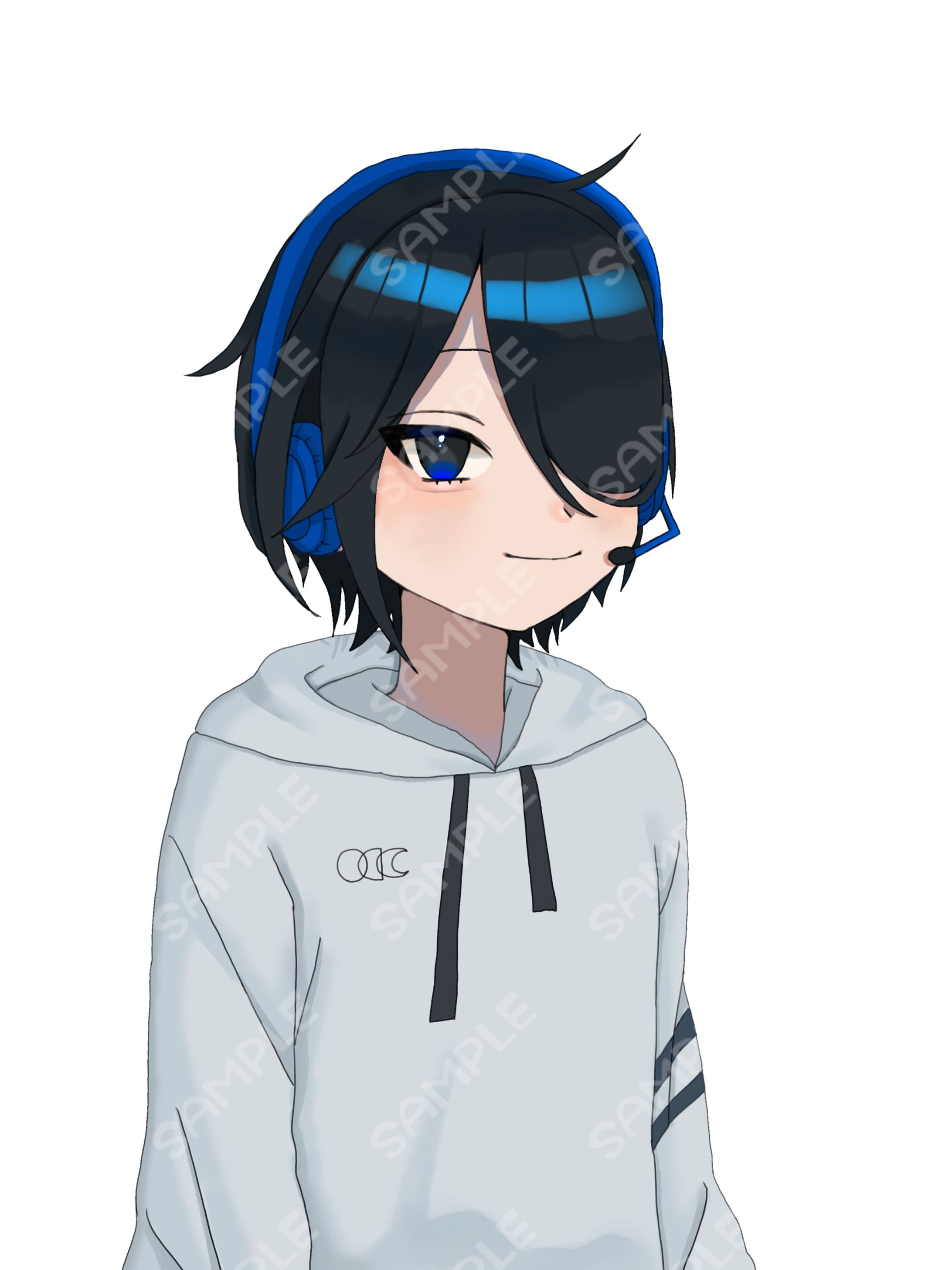 月明暗様ご依頼イラスト(サムネイル用立ち絵)-1