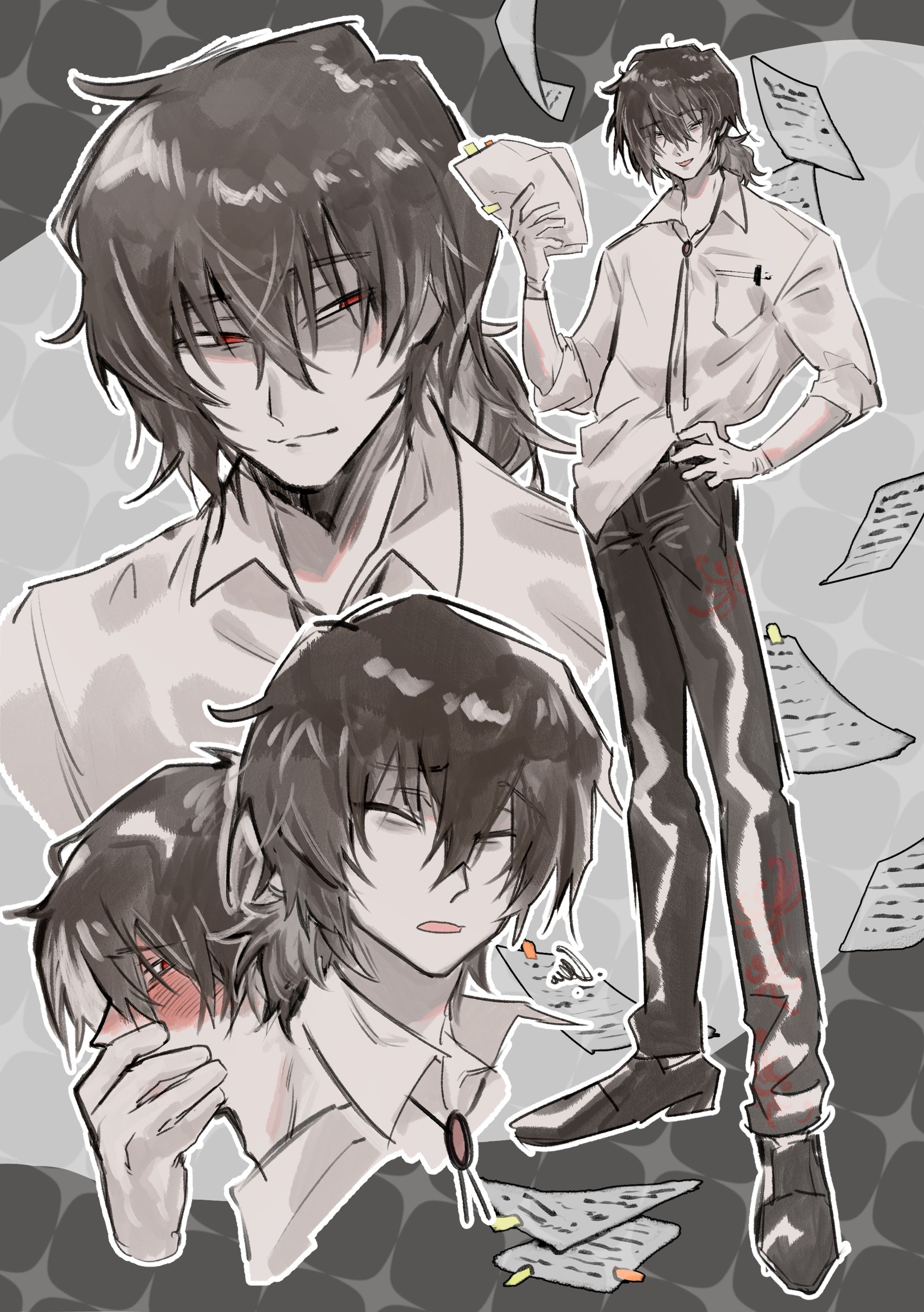 【キャラデザ】足立原ぽこ様-1