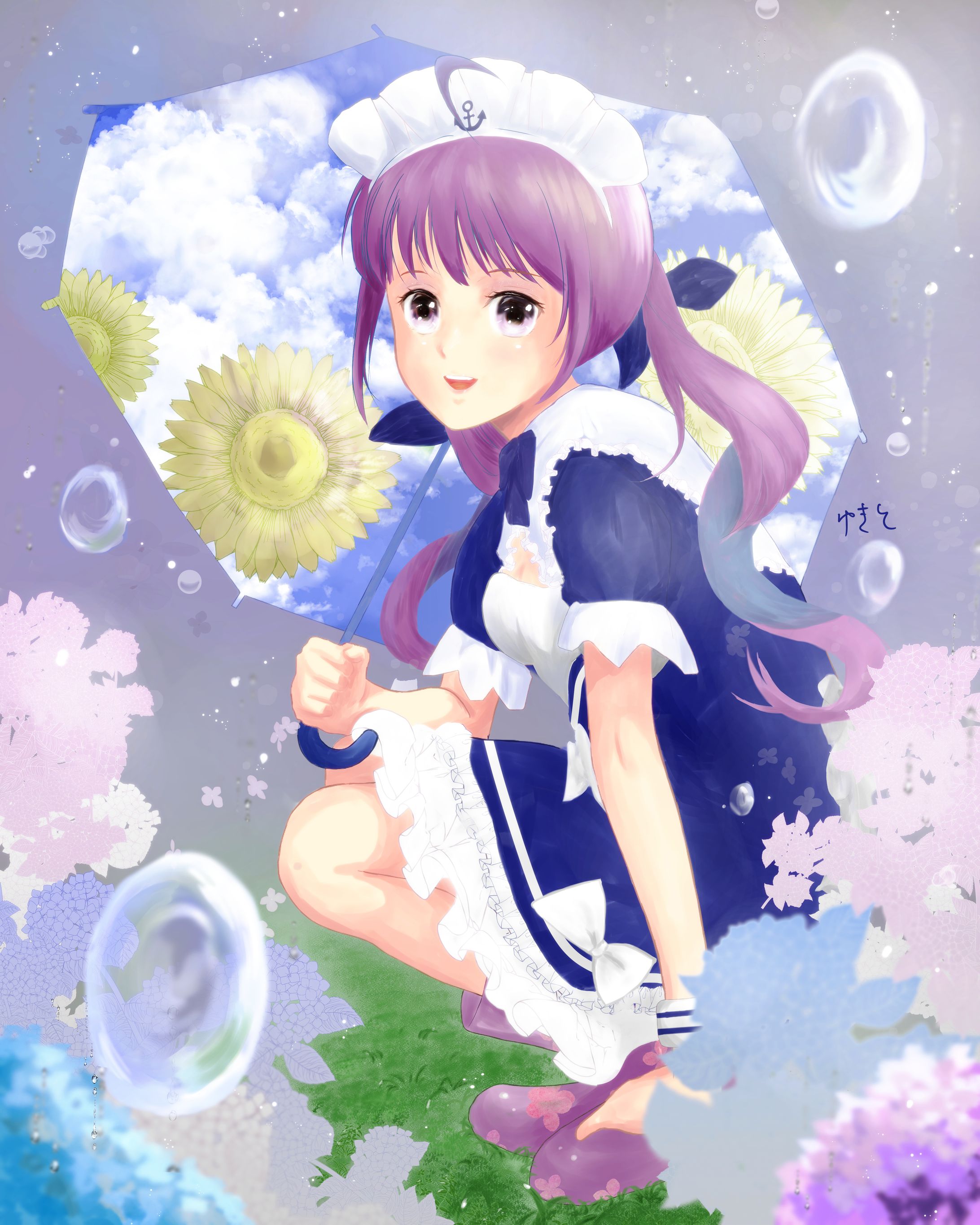 The Season Seen Beyond the Rain  #minatoaqua 雨の向こうに見える季節　湊あくあ　　-1