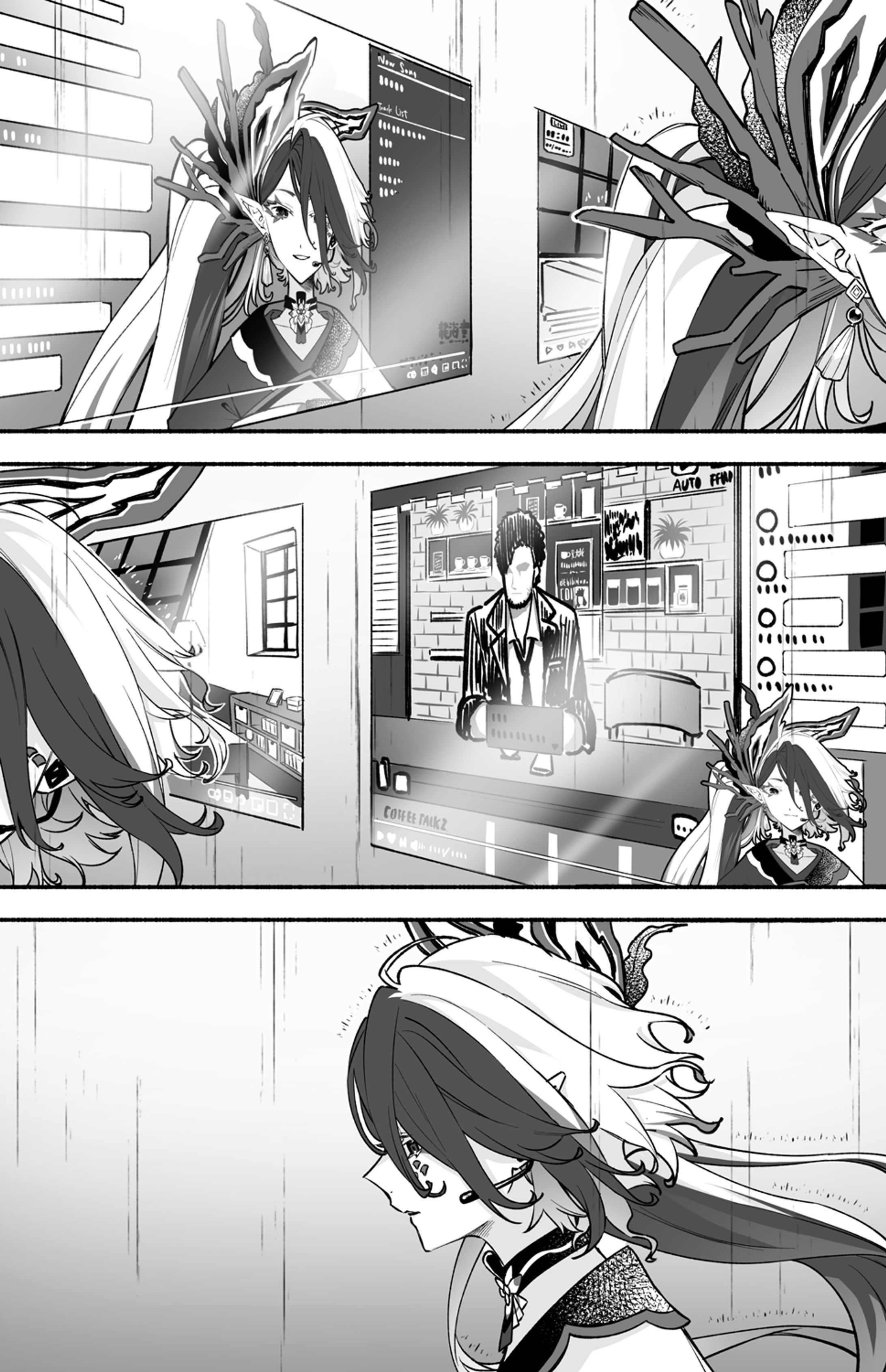 Vtuber 龍海 言様 漫画制作-1