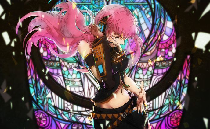 ステンドグラス、アイコンイラスト