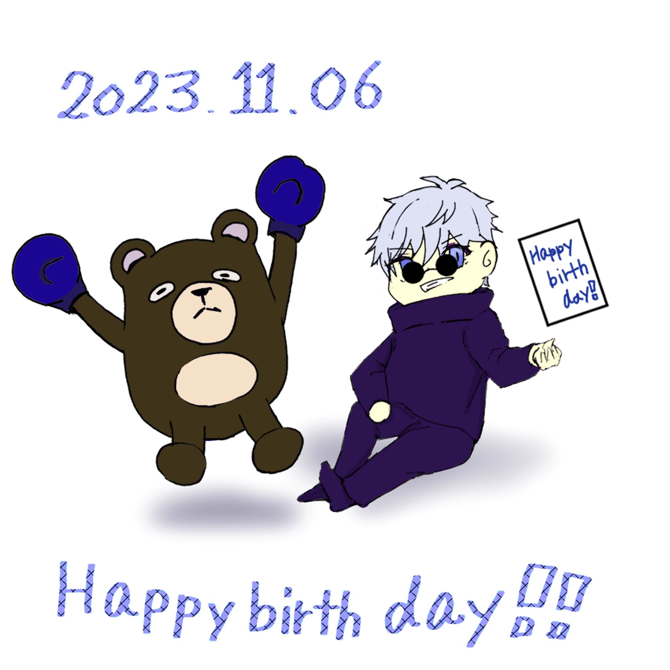 誕生日イラスト3枚-1
