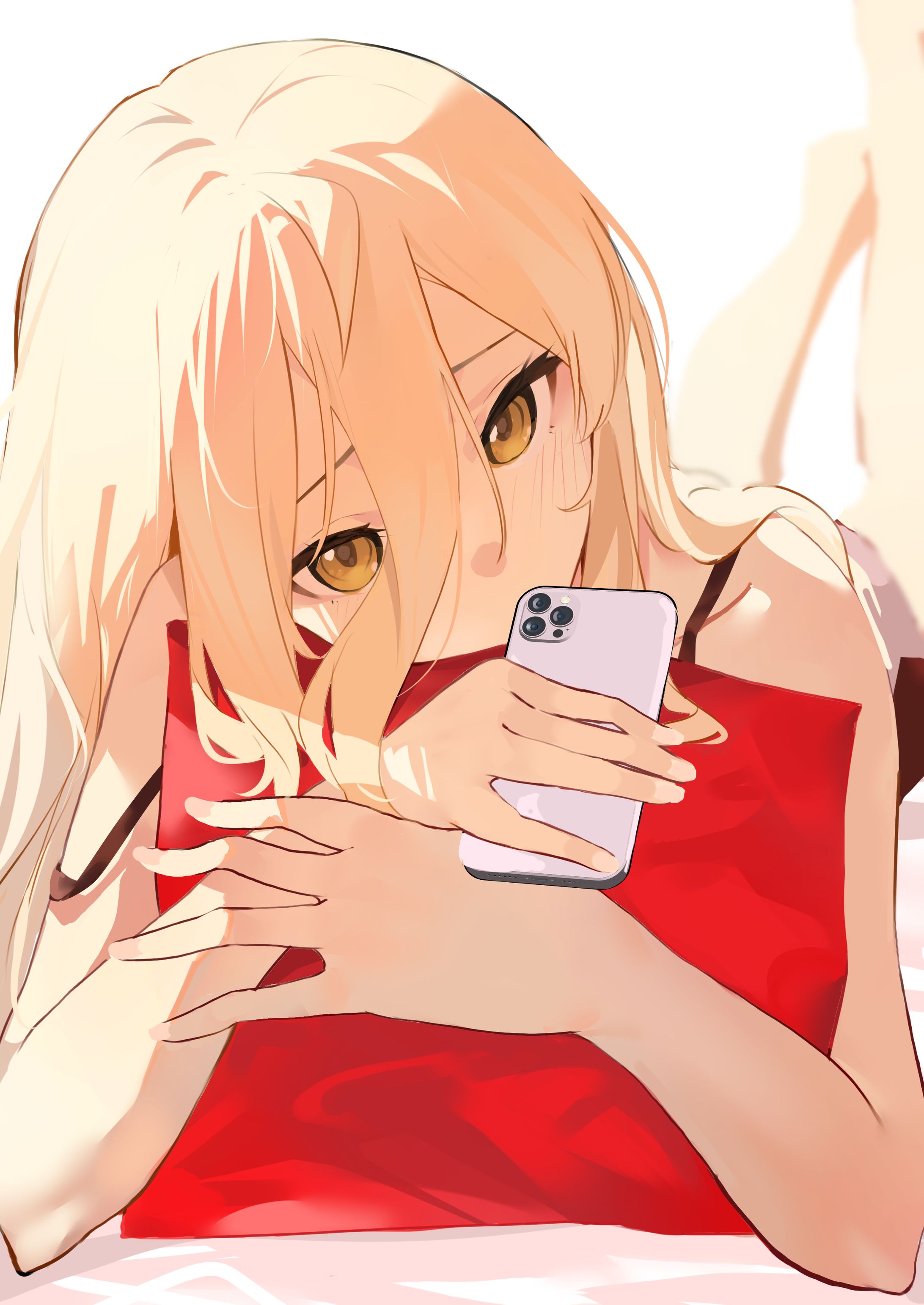 連絡を待つ女の子-1