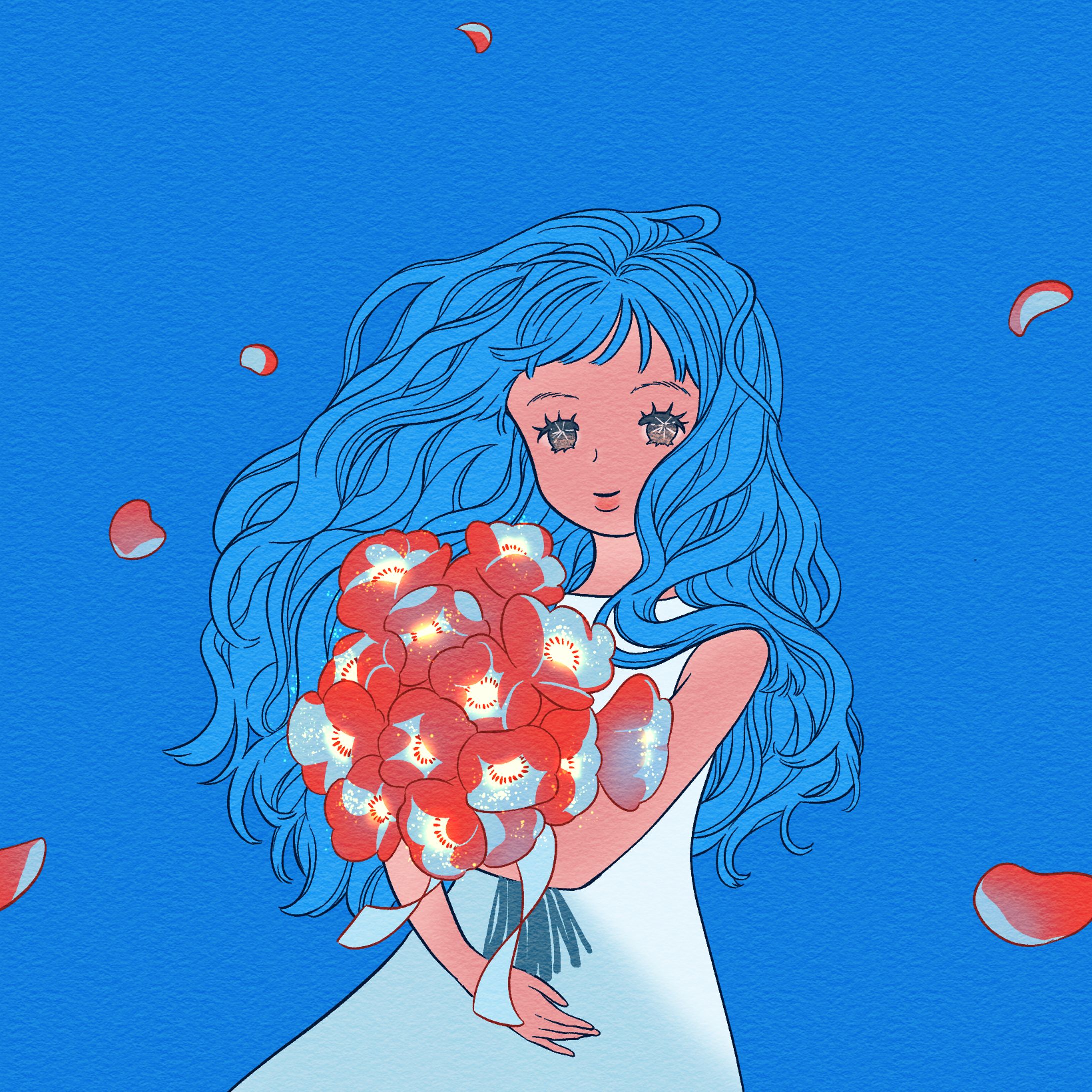 女性のイラスト①-1
